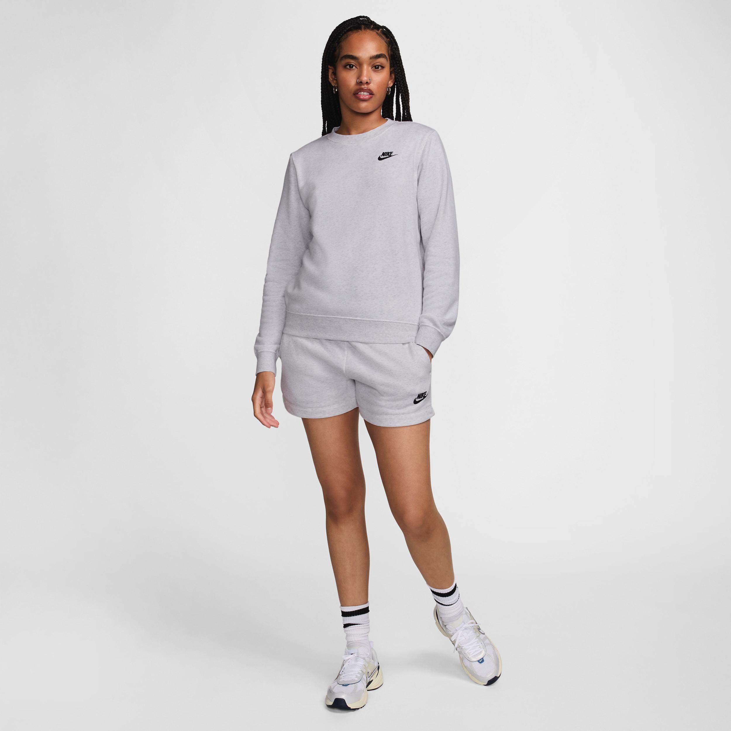 Women's Nike Sportswear Club Embroidered Logo Fleece Crewneck Sweatshirt,  Product Image