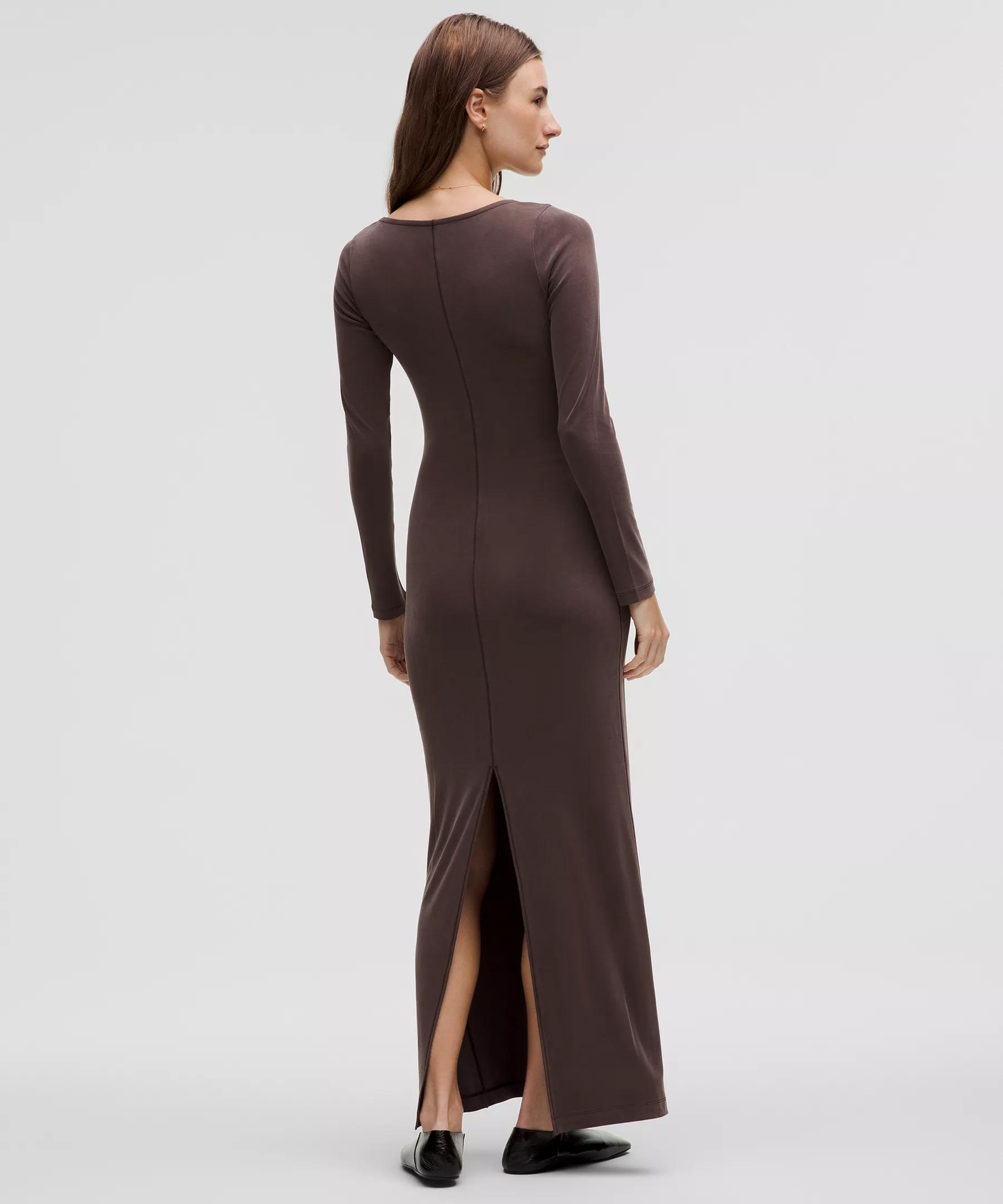 Drapey Softstreme Long-Sleeve Maxi Dress Product Image