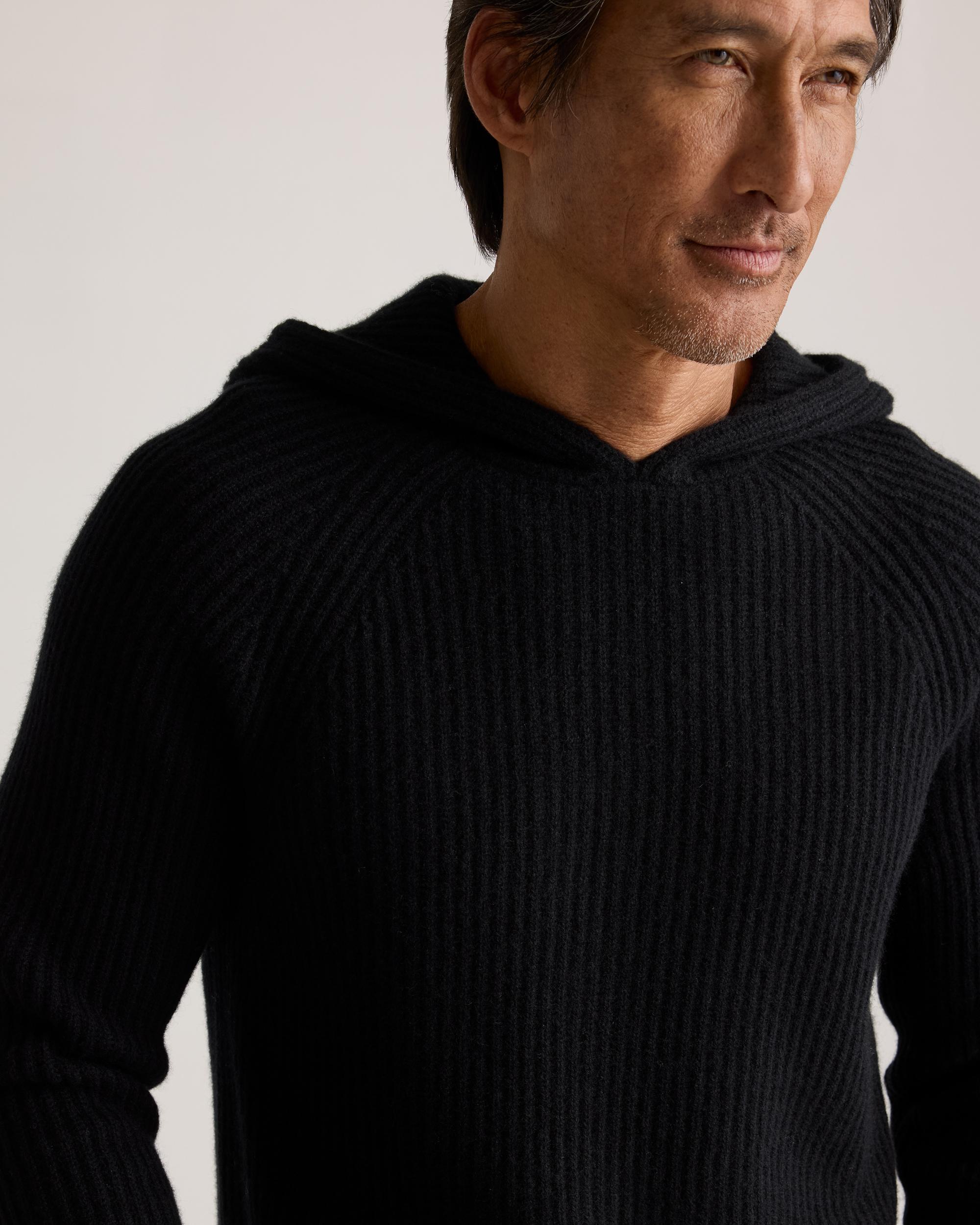 Quince | Men's Mongolian Cashmere Fisherman Pullover Hoodie Product Image