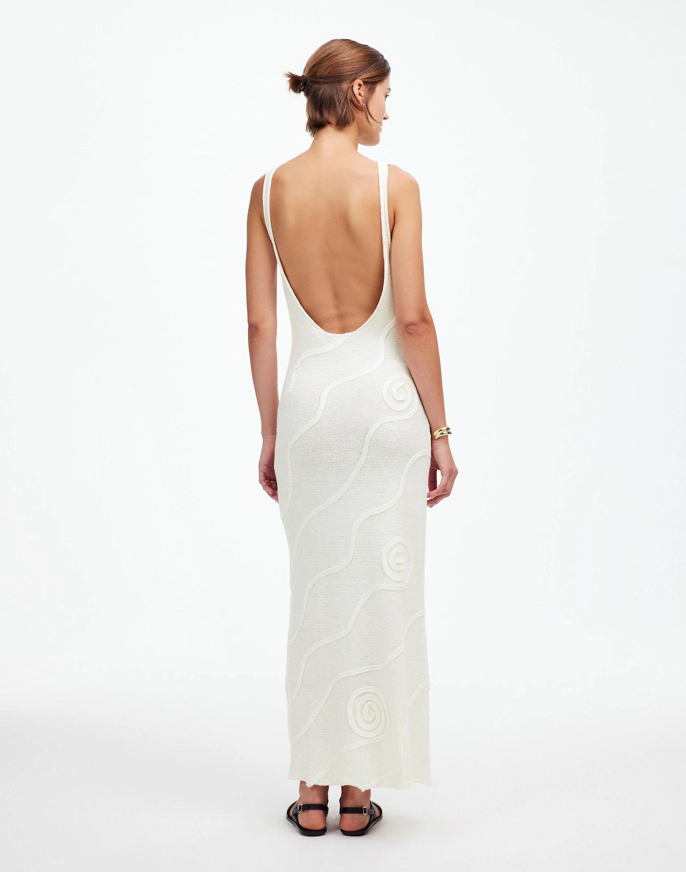 Zulu & Zephyr Shea Organic Cotton Swirl Knit Dress Product Image