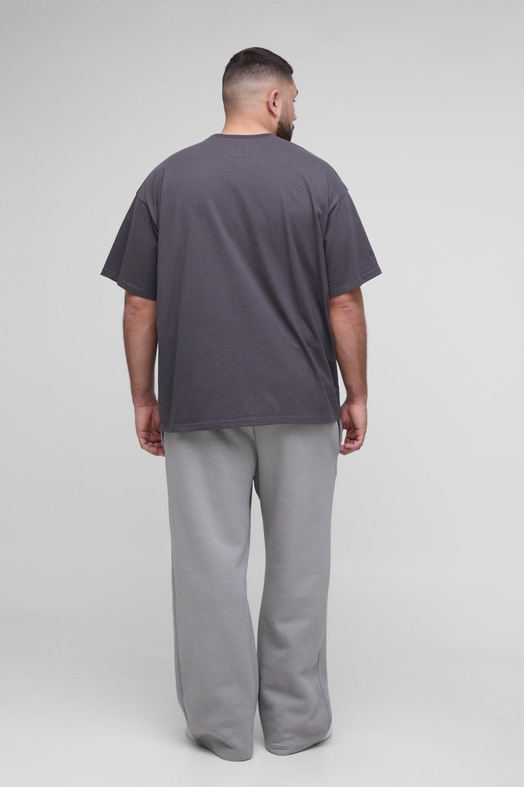 Plus Oversized Pour Homme Print T-Shirt | boohooMAN USA Product Image