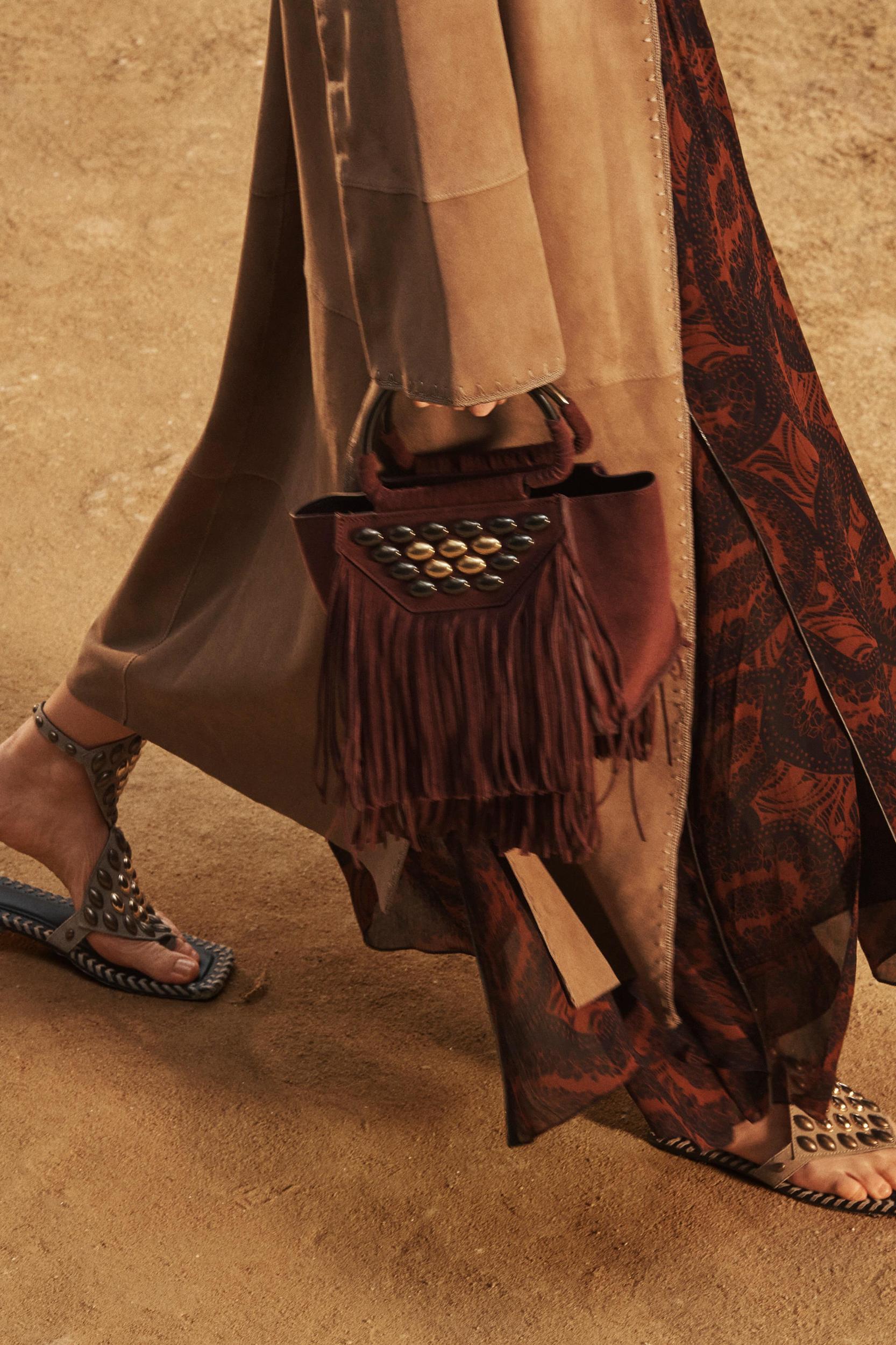 LIMITED EDITION SUEDE FRINGE MINI CITY BAG Product Image