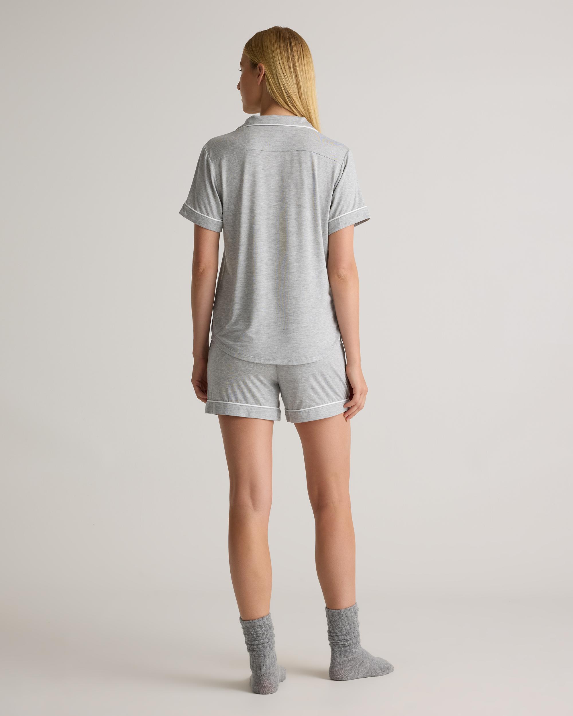 Quince | Women's Bamboo Jersey Short Sleeve Pajama Set Product Image