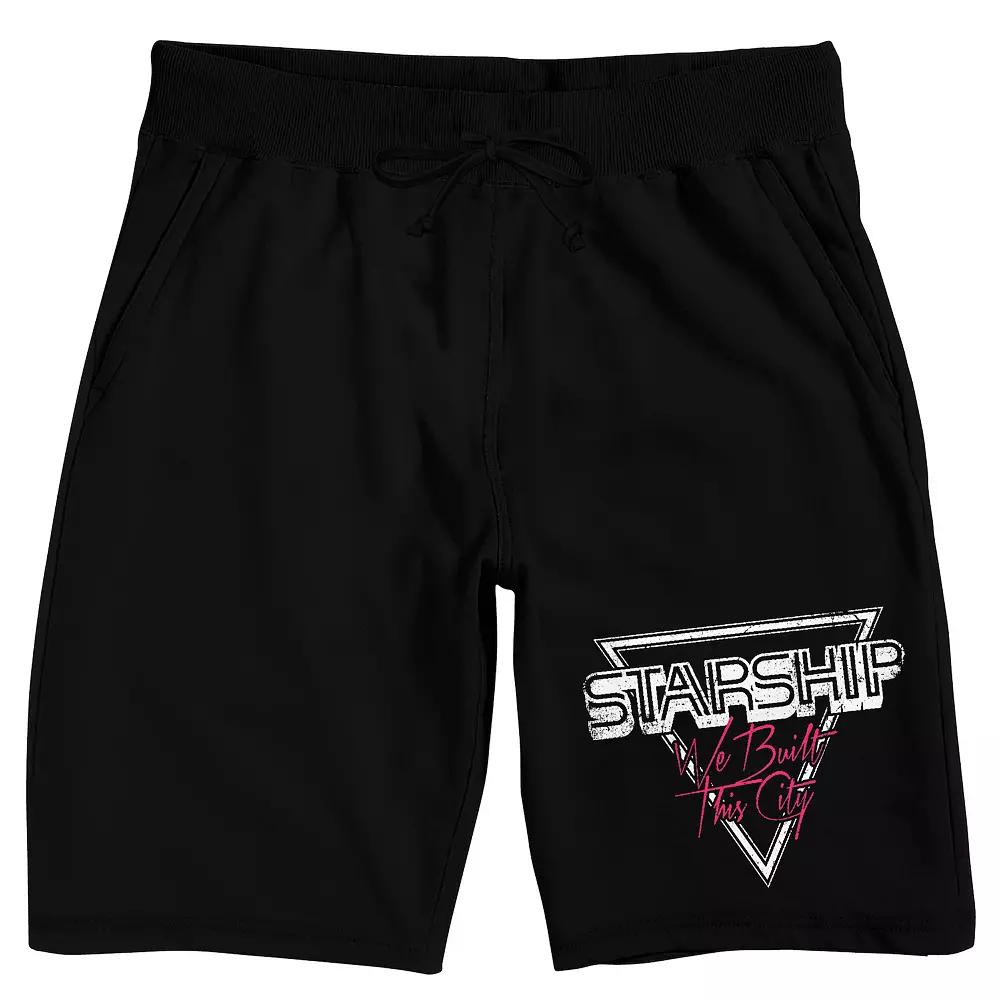 Men's Starship We Built This City Pajama Shorts,  Product Image