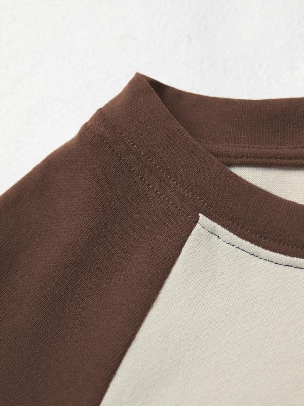 Kitten Print Raglan Long Sleeve Tee Product Image