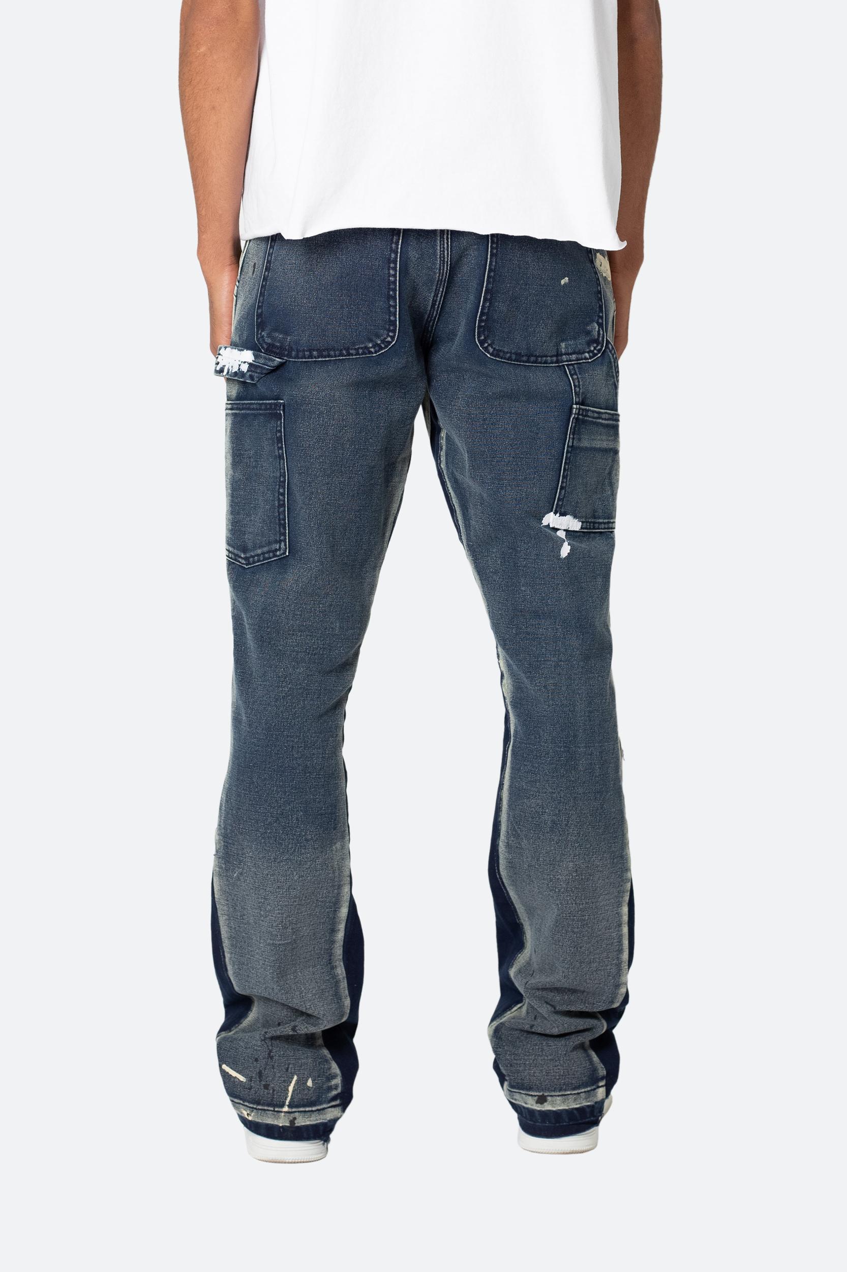 B243 Flare Denim - Navy Product Image