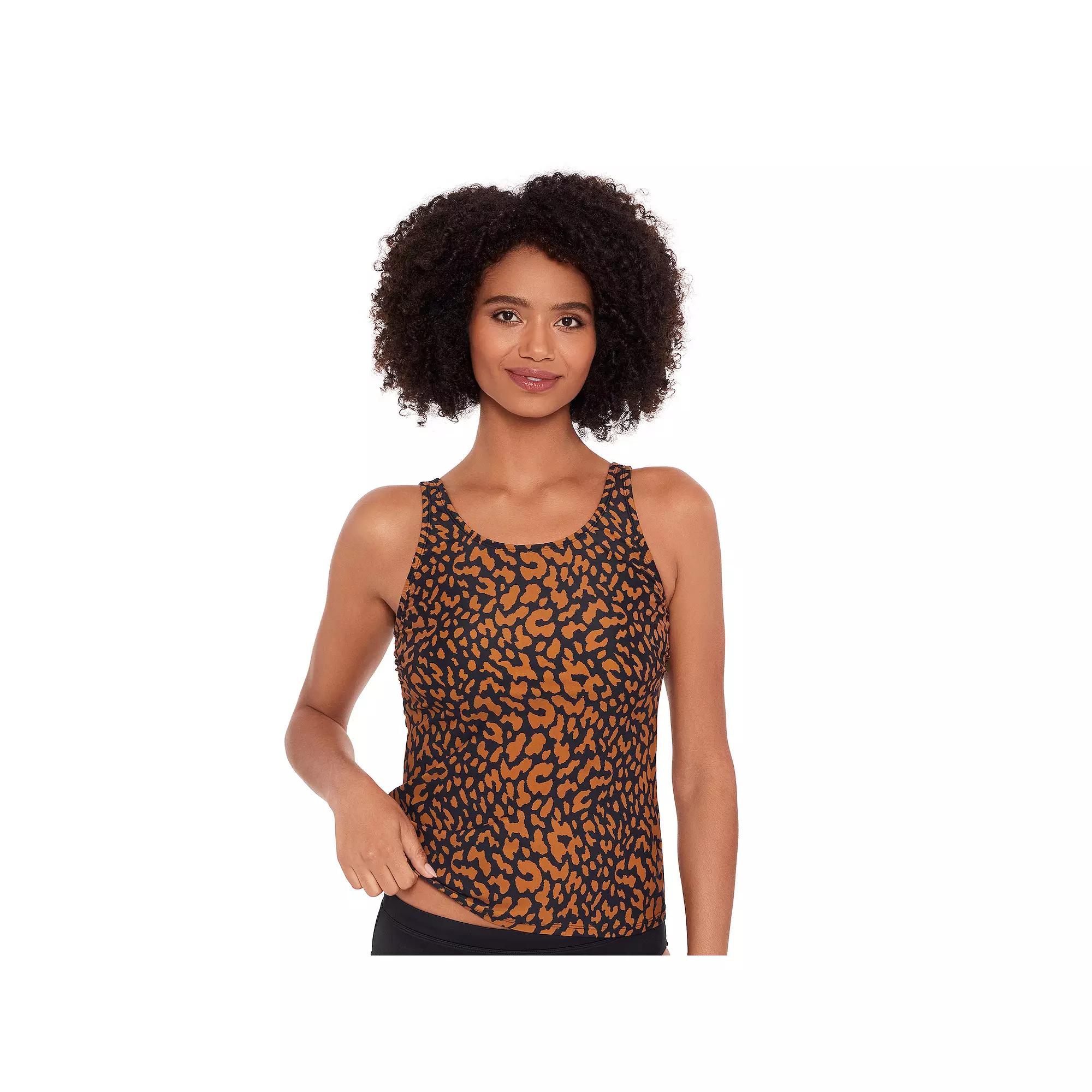 Women's Eco Beach Scoop Neck Tankini Swim Top,  Product Image