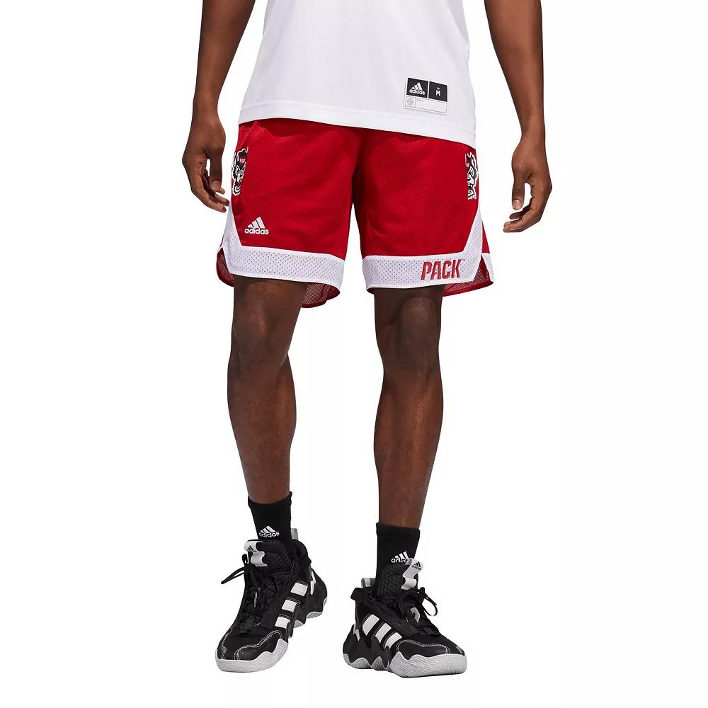 Men's adidas Red NC State Wolfpack Swingman AEROREADY Basketball Shorts, Size: Small, Nst Red Product Image
