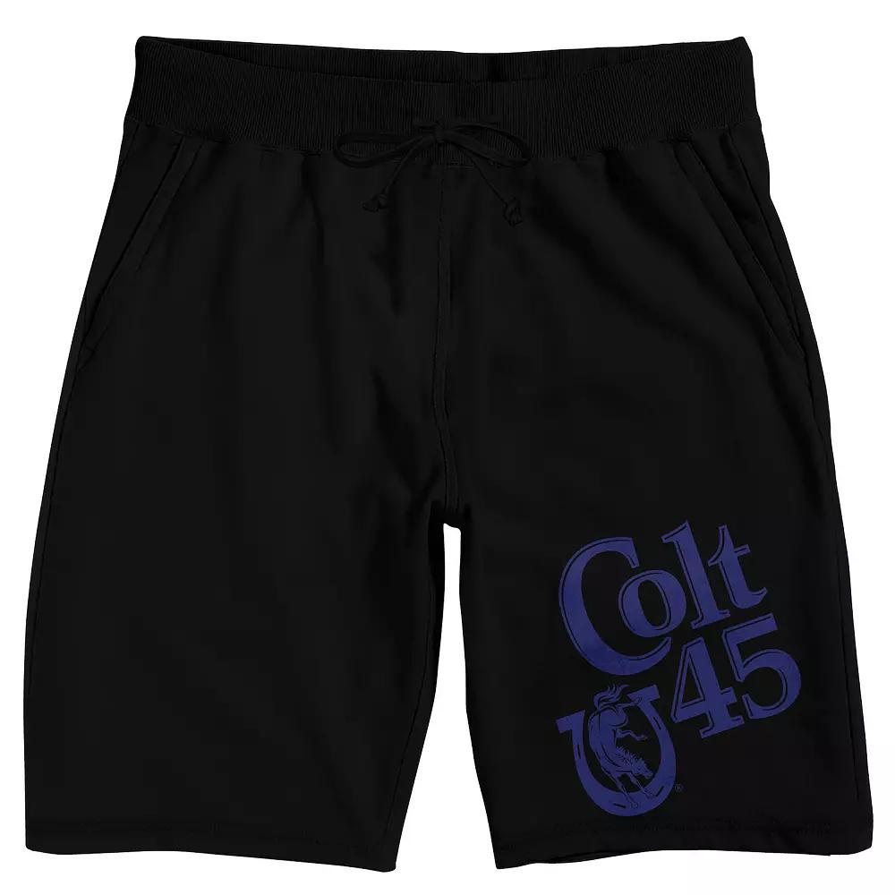 Men's Colt 45 Blue Logo Pajama Shorts,  Product Image