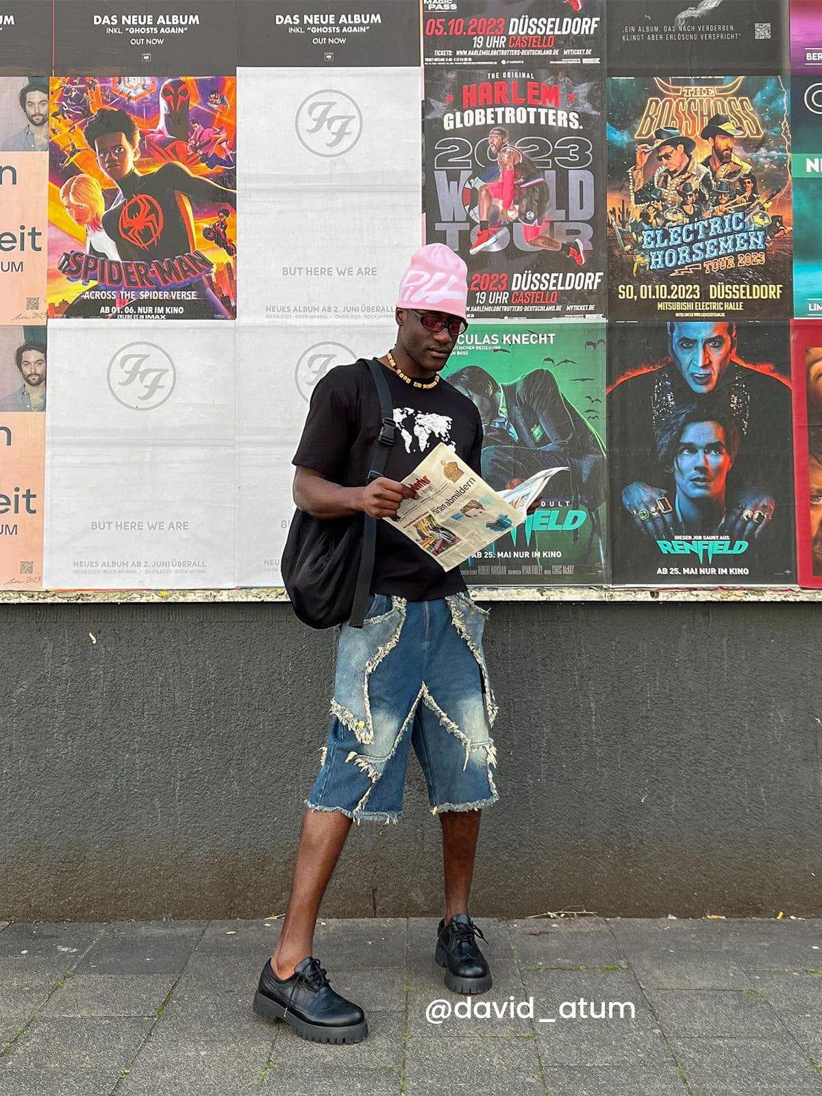 Aelfric Eden Vintage Starry Fringe Jorts Product Image