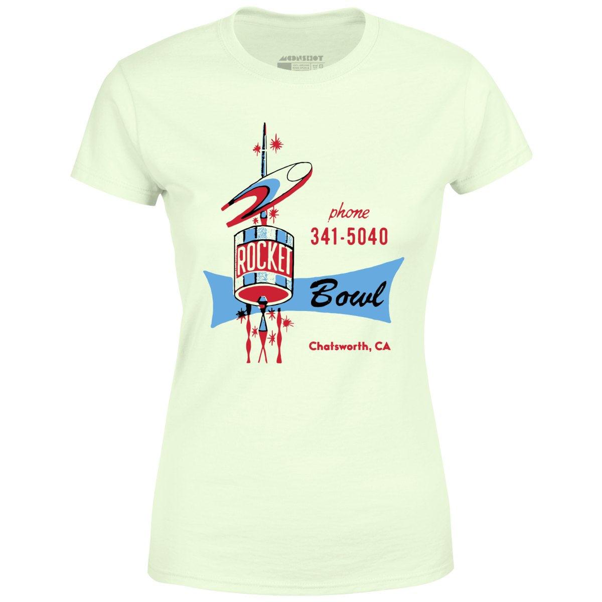 Rocket Bowl - Chatsworth, CA - Vintage Bowling Alley - Women's T-Shirt Female Product Image