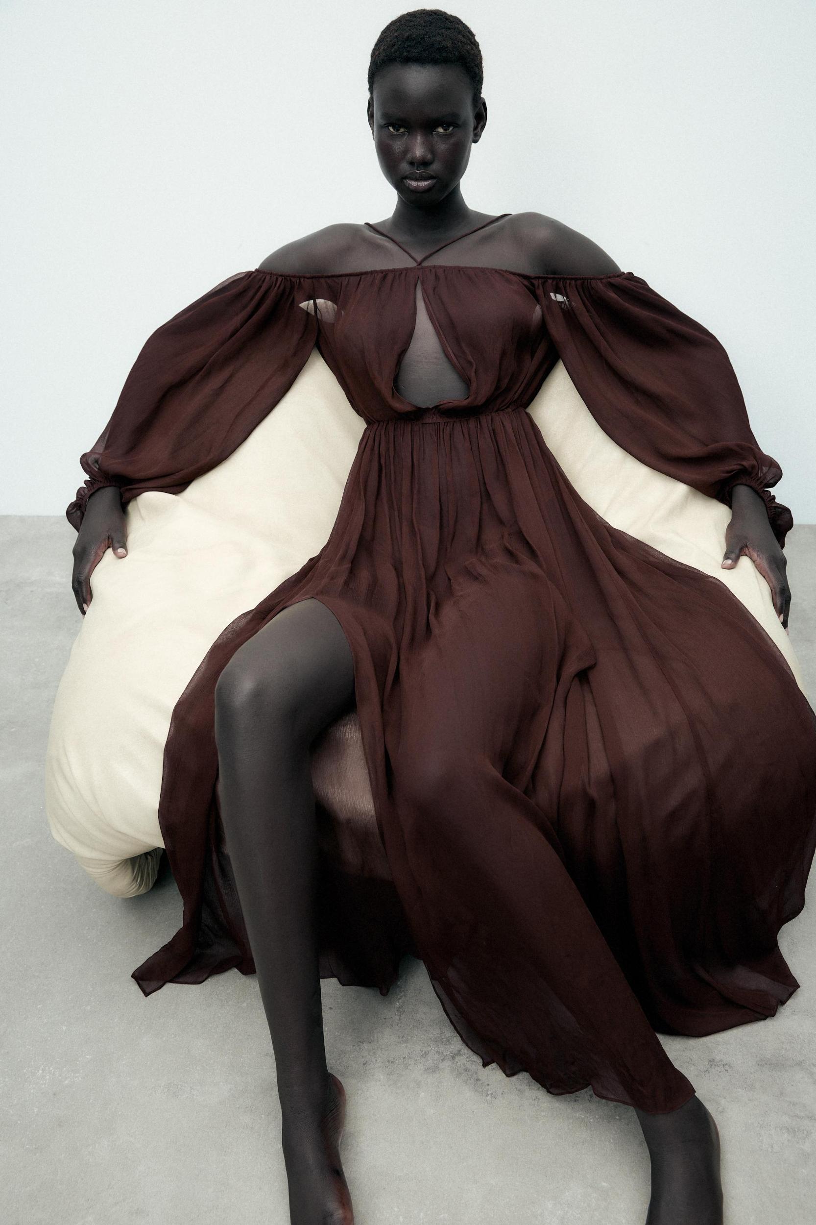 FLOWY LONG DRESS Product Image