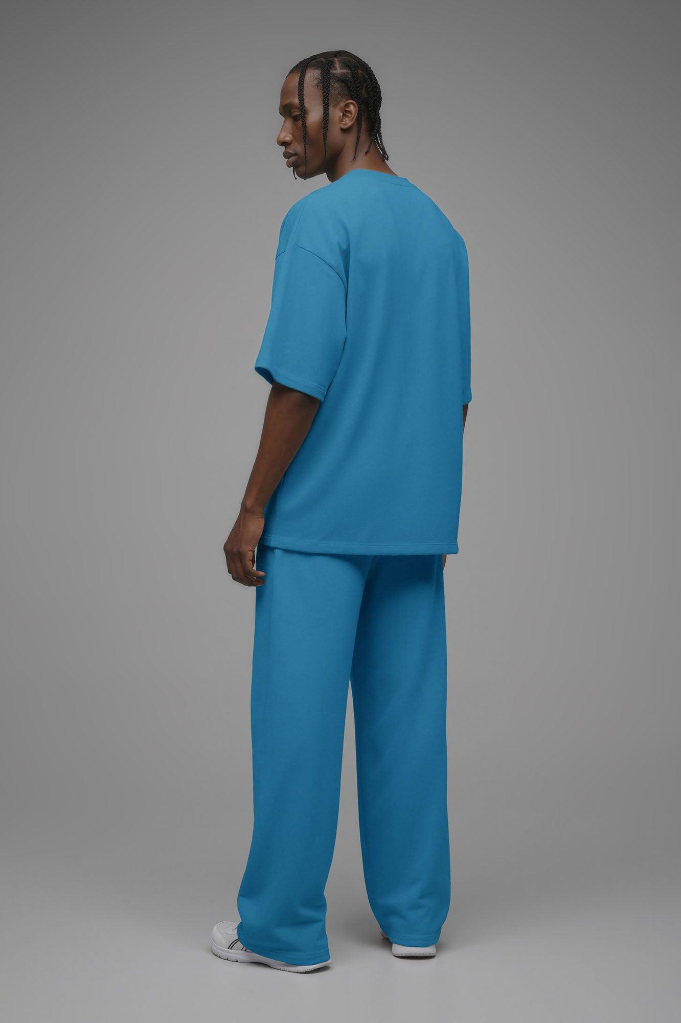 410 Oversized Fleece Tee - Navy Male Product Image