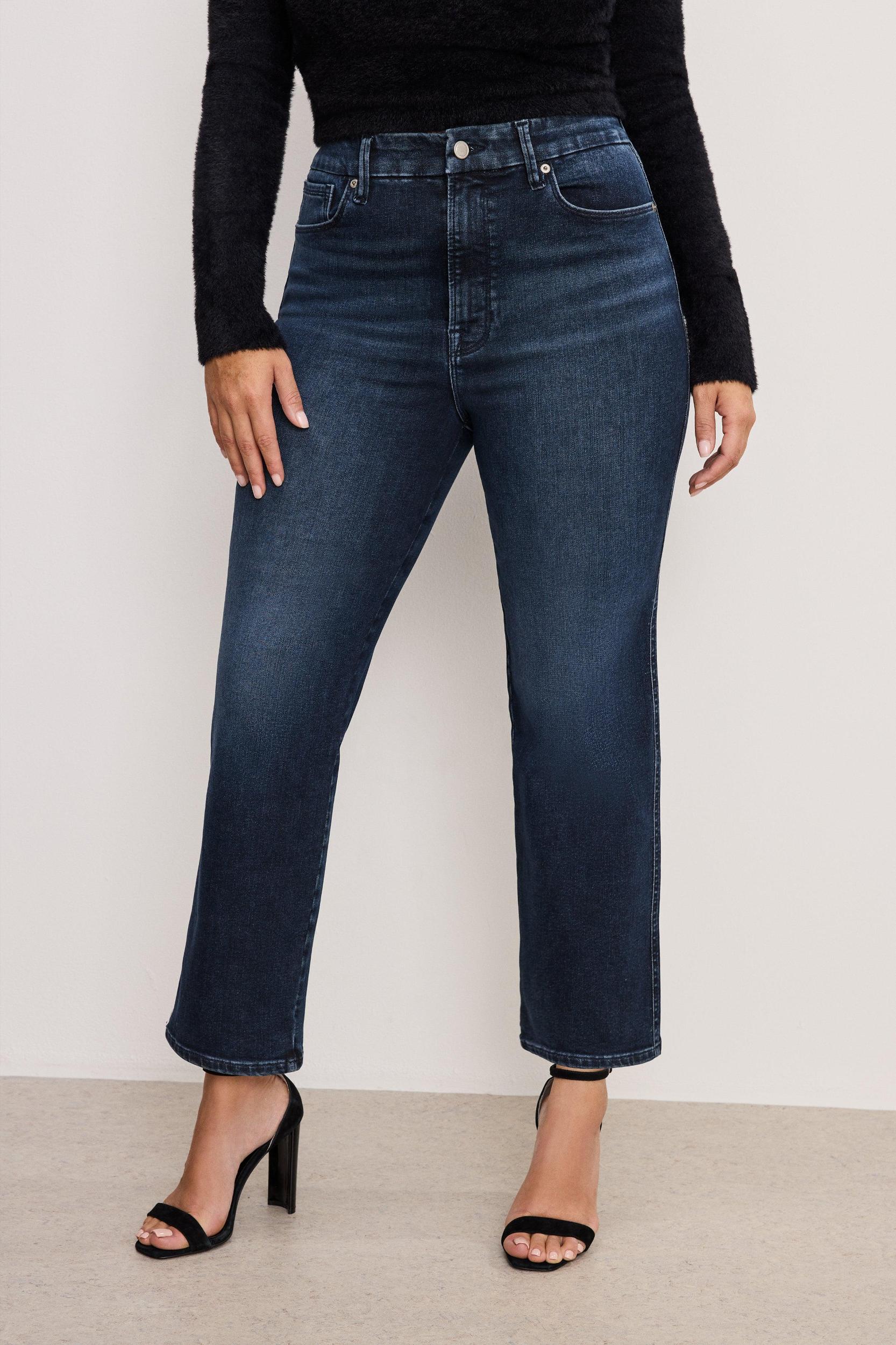 ALWAYS FITS GOOD CURVE STRAIGHT JEANS | INDIGO744 Product Image