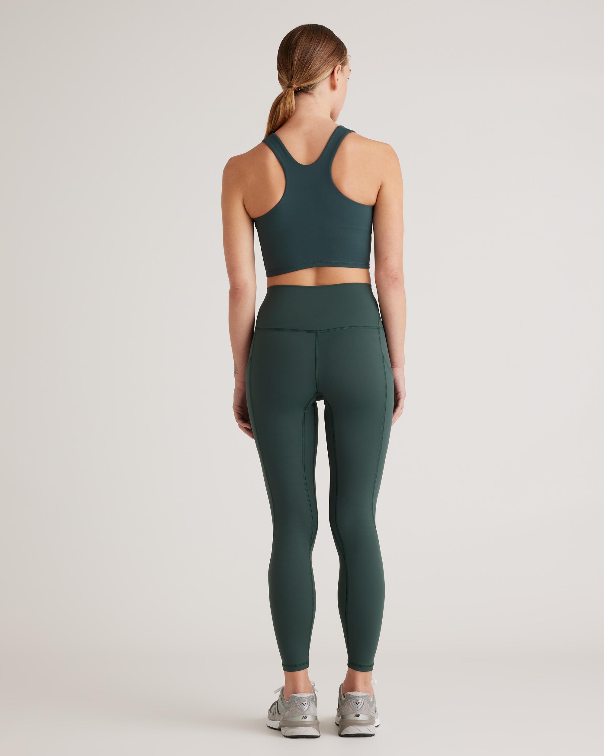 Quince | Women's Ultra-Form High-Neck Cropped Tank Top Nylon/Spandex Product Image