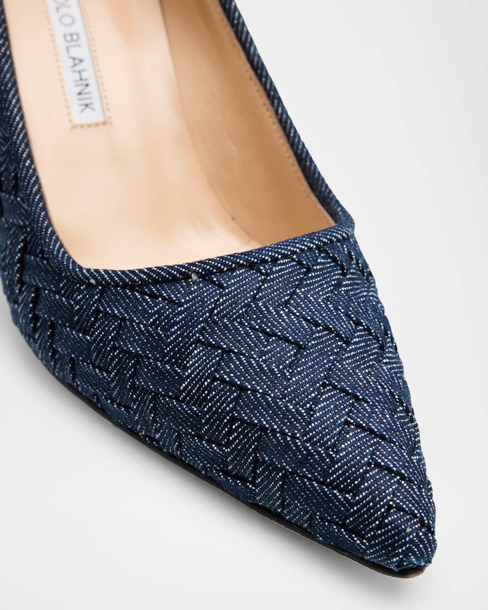 BB Chambray Pointed Pumps  Product Image