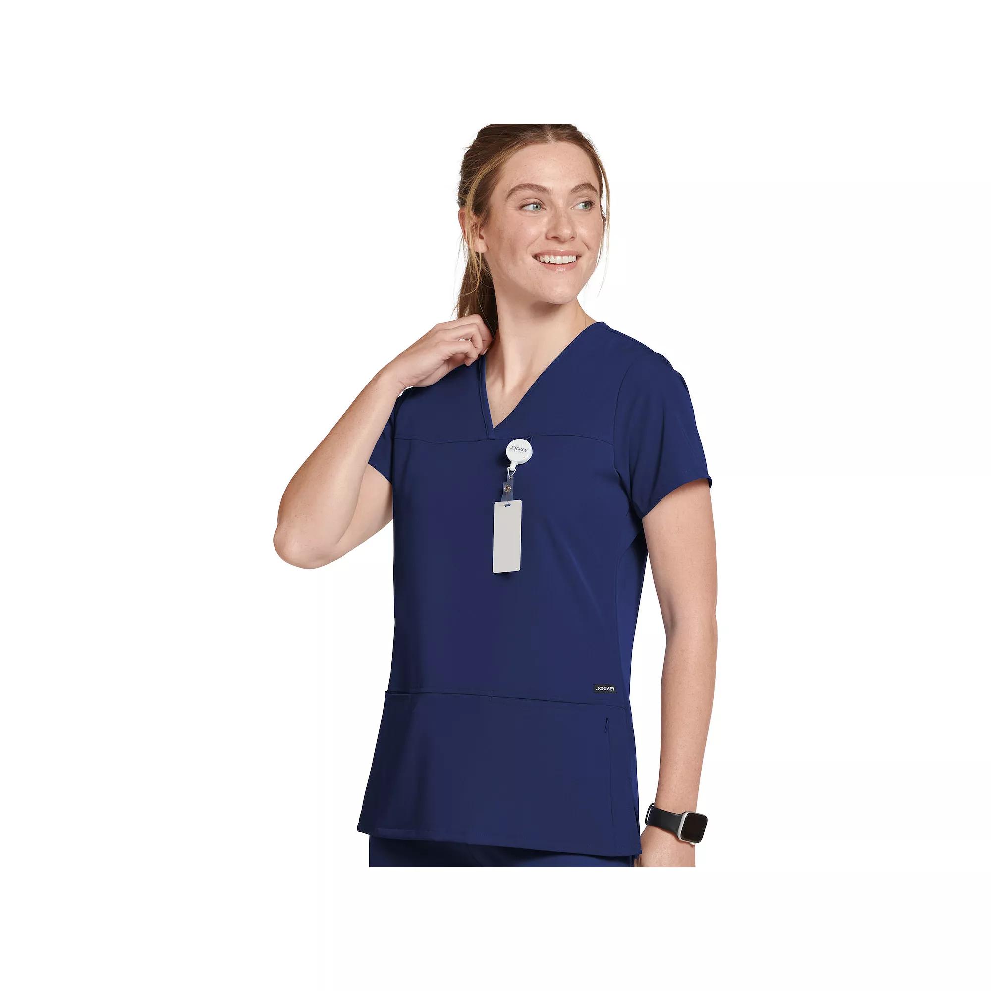 Women's Jockey® Scrubs True Fit Crossover V-Neck Top 2299,  Product Image