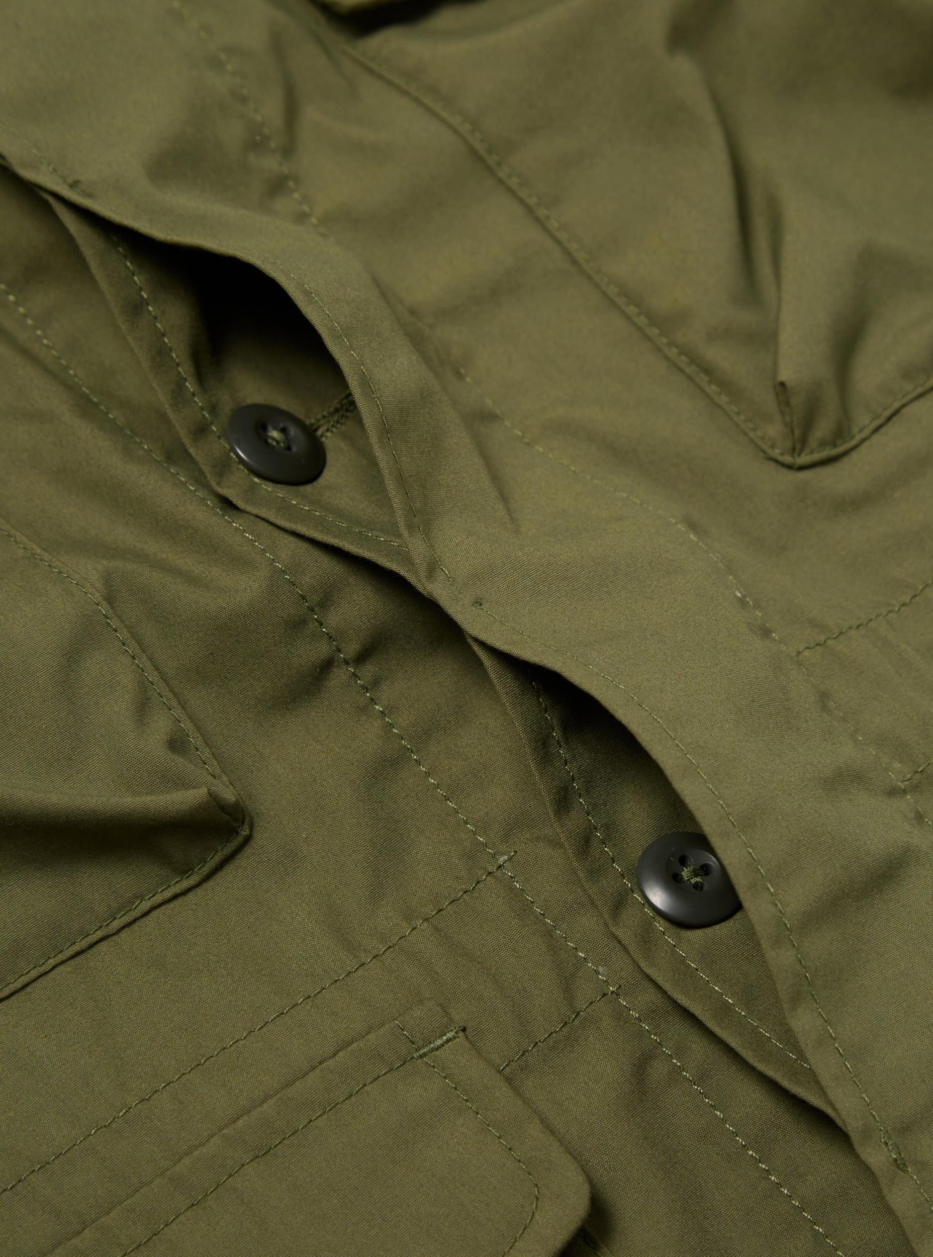 Olive Recycled Polytech Parachute Field Jacket Product Image