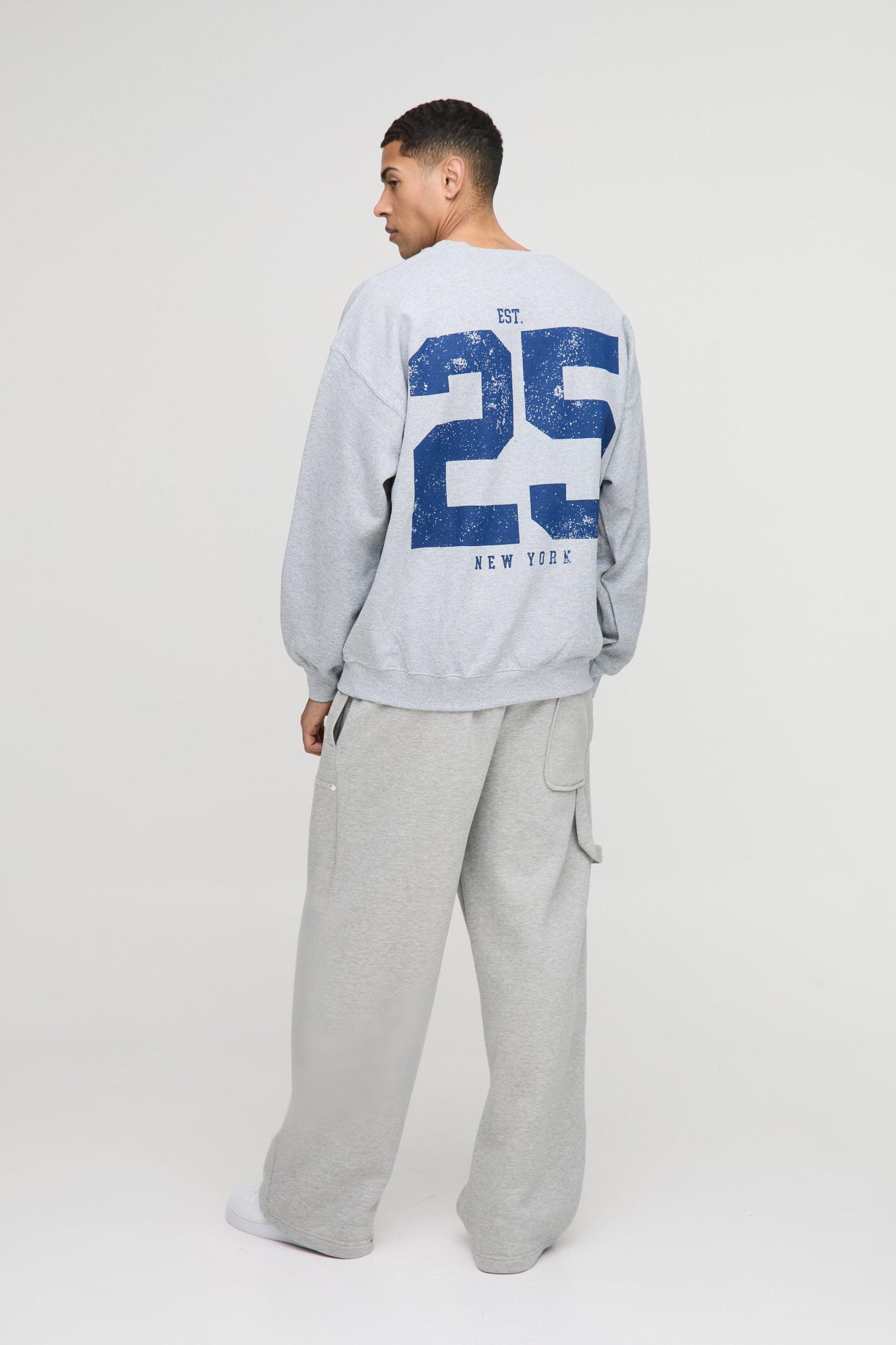 Oversized NFL Giants License Sweatshirt | boohooMAN USA Product Image