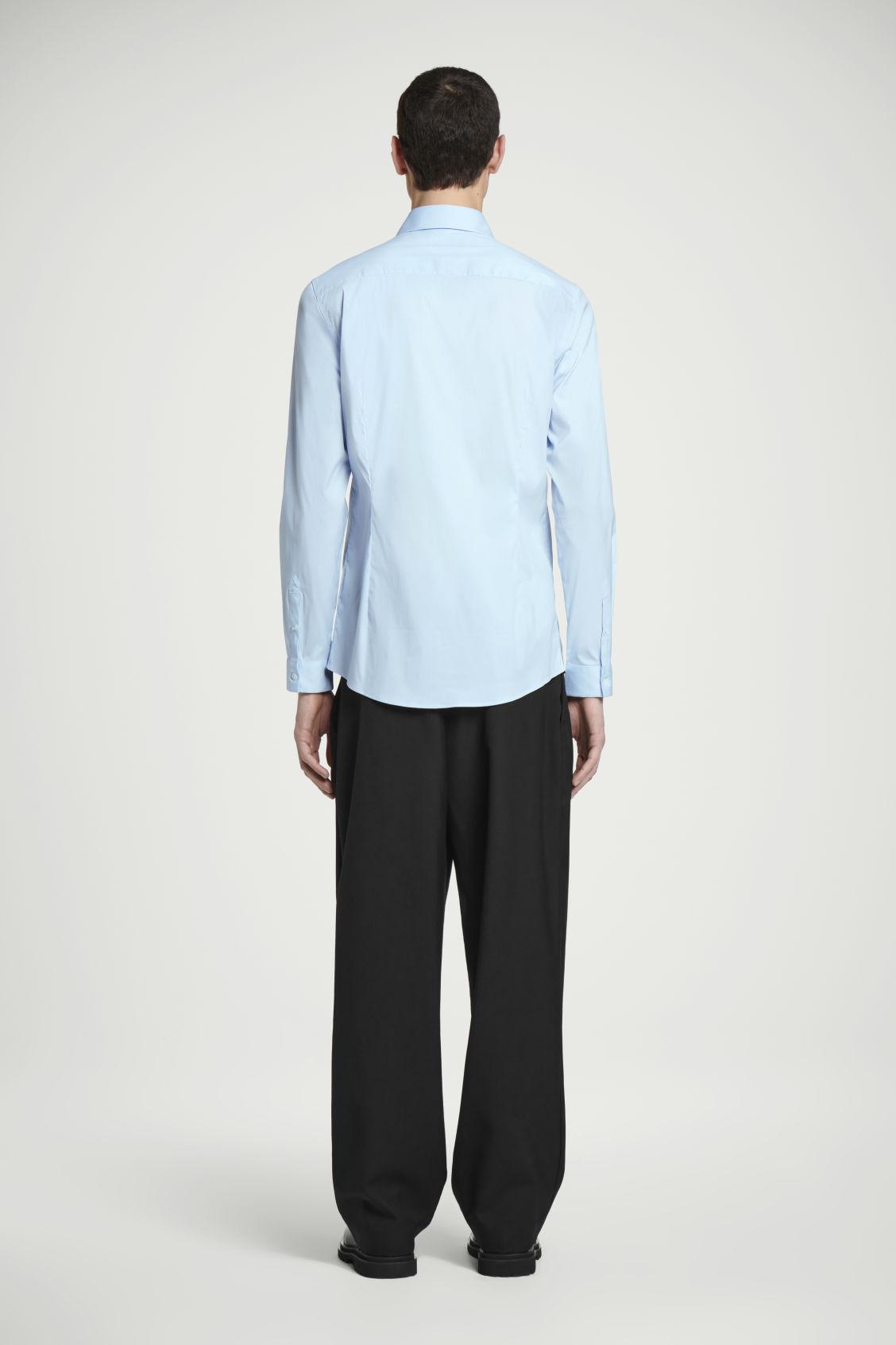 SLIM TAILORED POPLIN SHIRT Product Image
