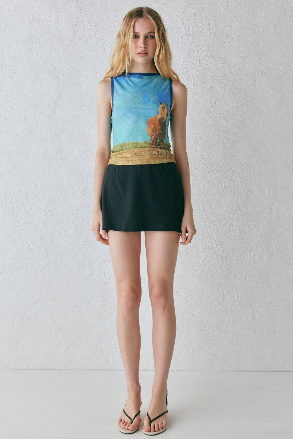 Franzi Skort Black Product Image