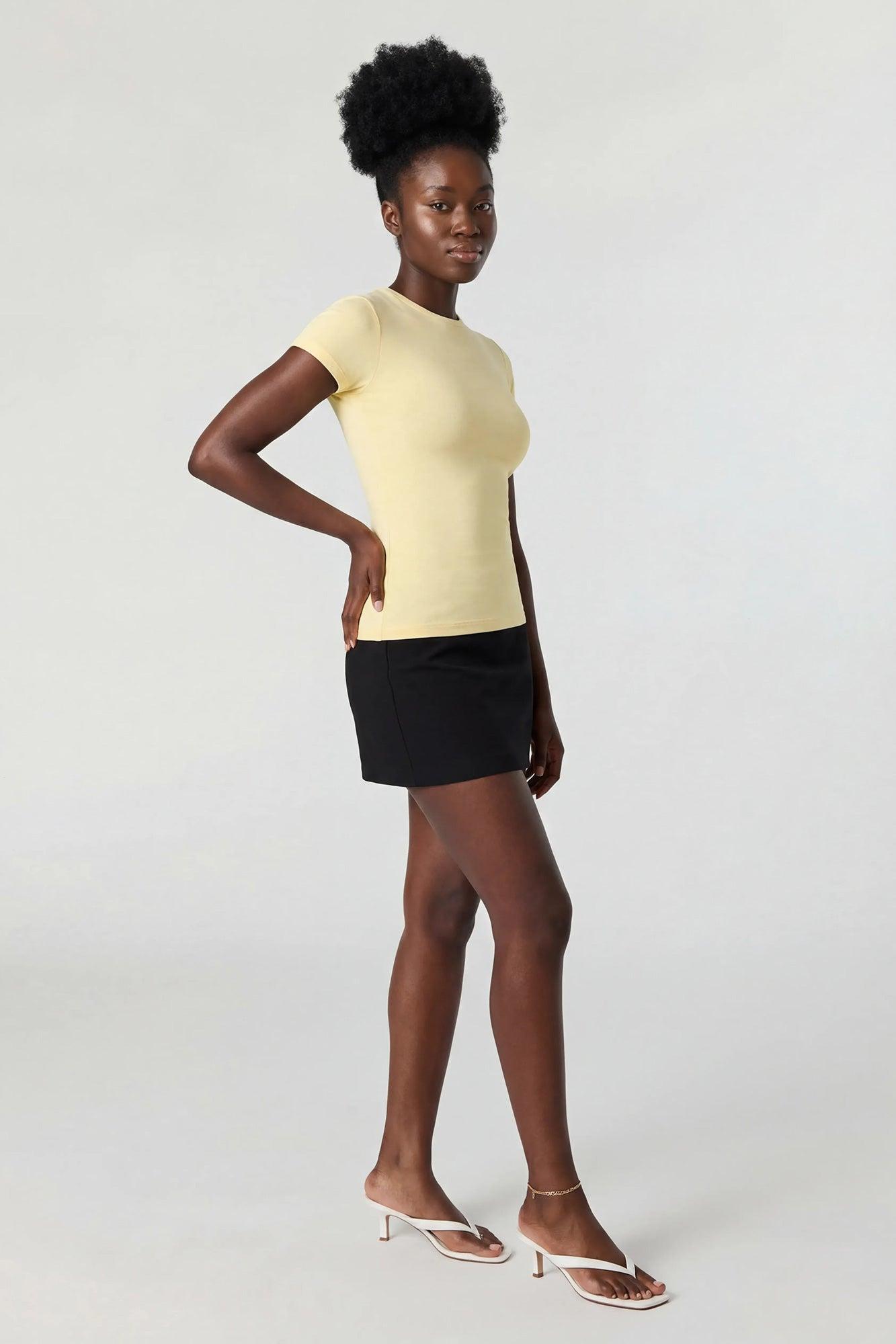 High Neck T-Shirt Female Product Image