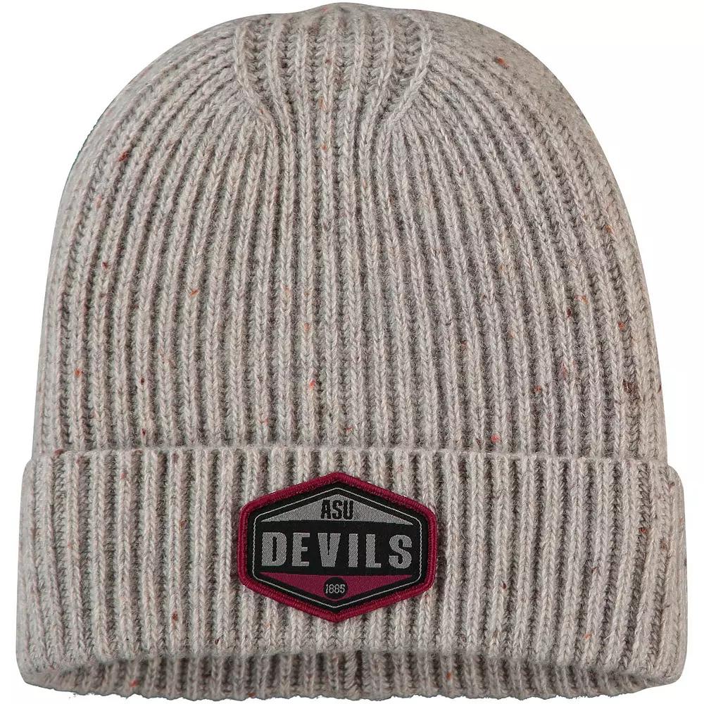 Men's Top of the World Gray Arizona State Sun Devils Alp Cuffed Knit Hat, Grey Product Image