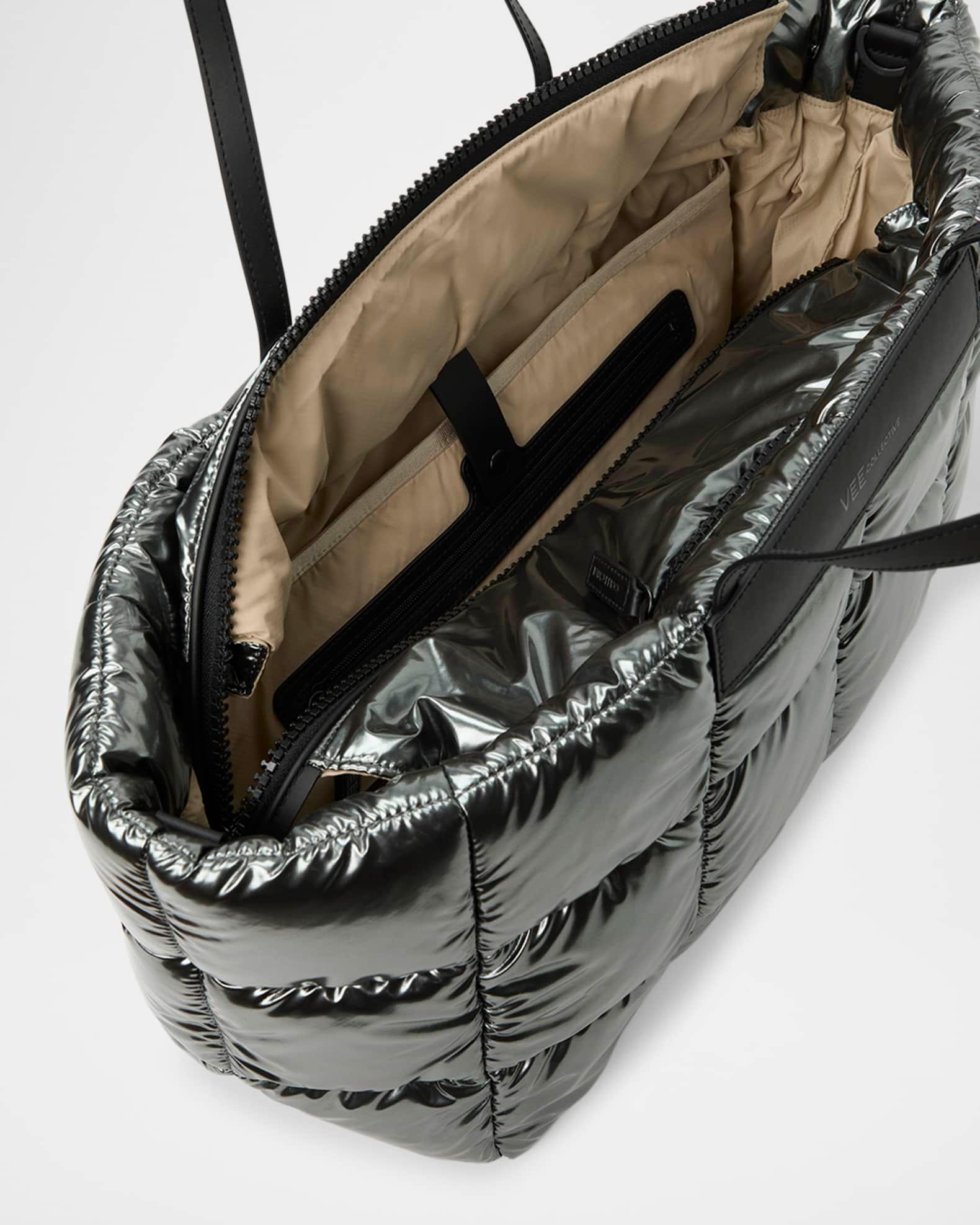 Porter Marche Quilted Shiny Nylon Tote Bag Product Image