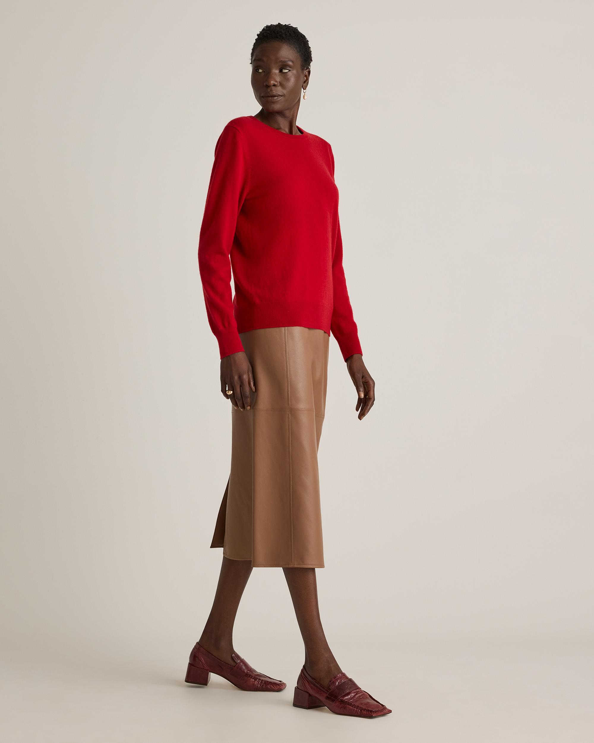 Quince | Women's Mongolian Cashmere Crewneck Sweater Product Image
