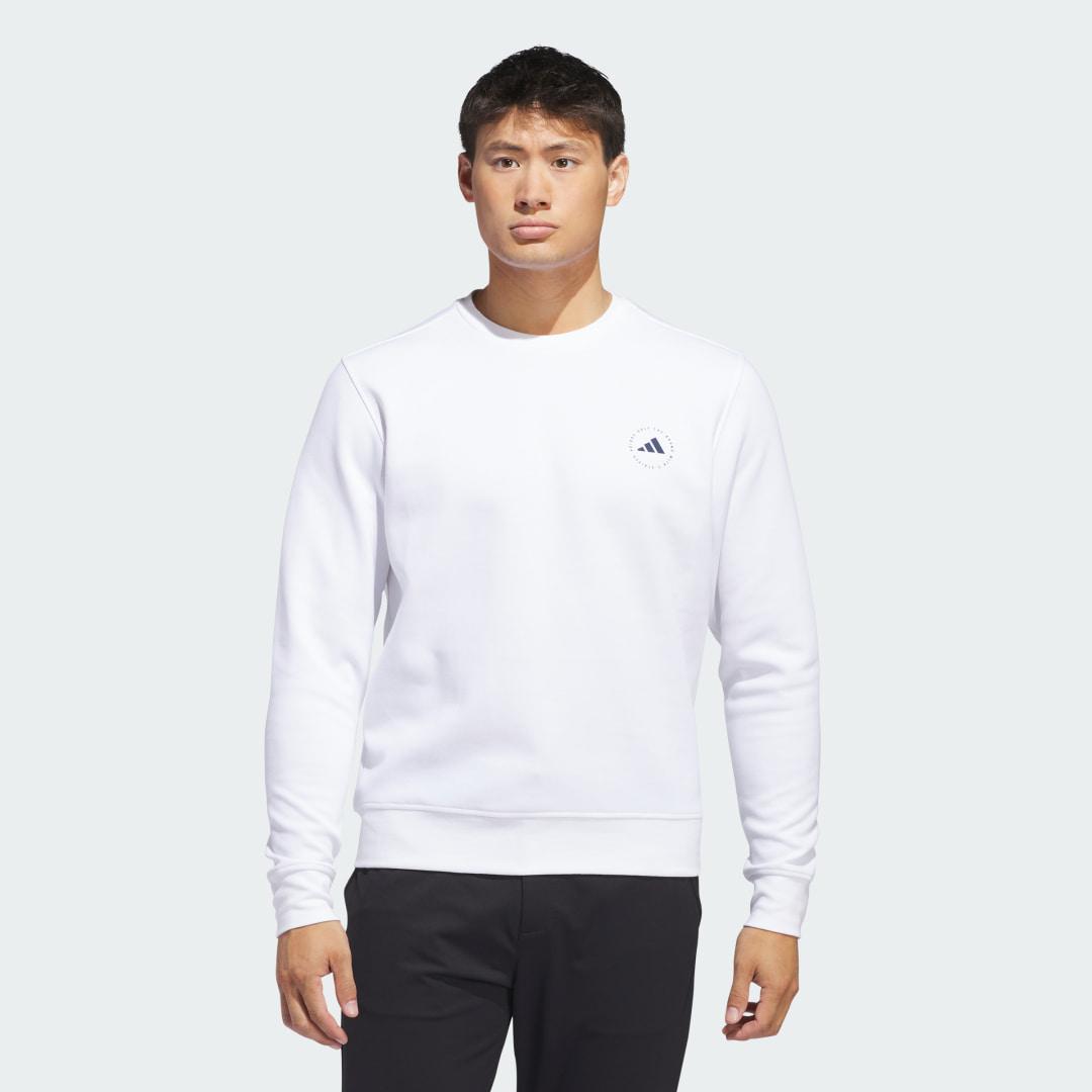 adidas Crewneck Sweatshirt White XL Mens Product Image