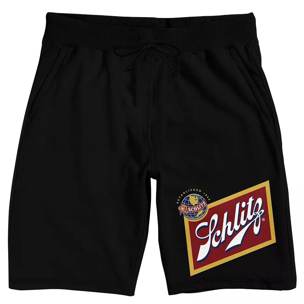 Men's Schlitz Beer Logo Pajama Shorts,  Product Image