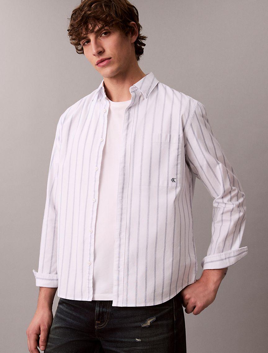 Striped Oxford Classic Button-Down Shirt Product Image
