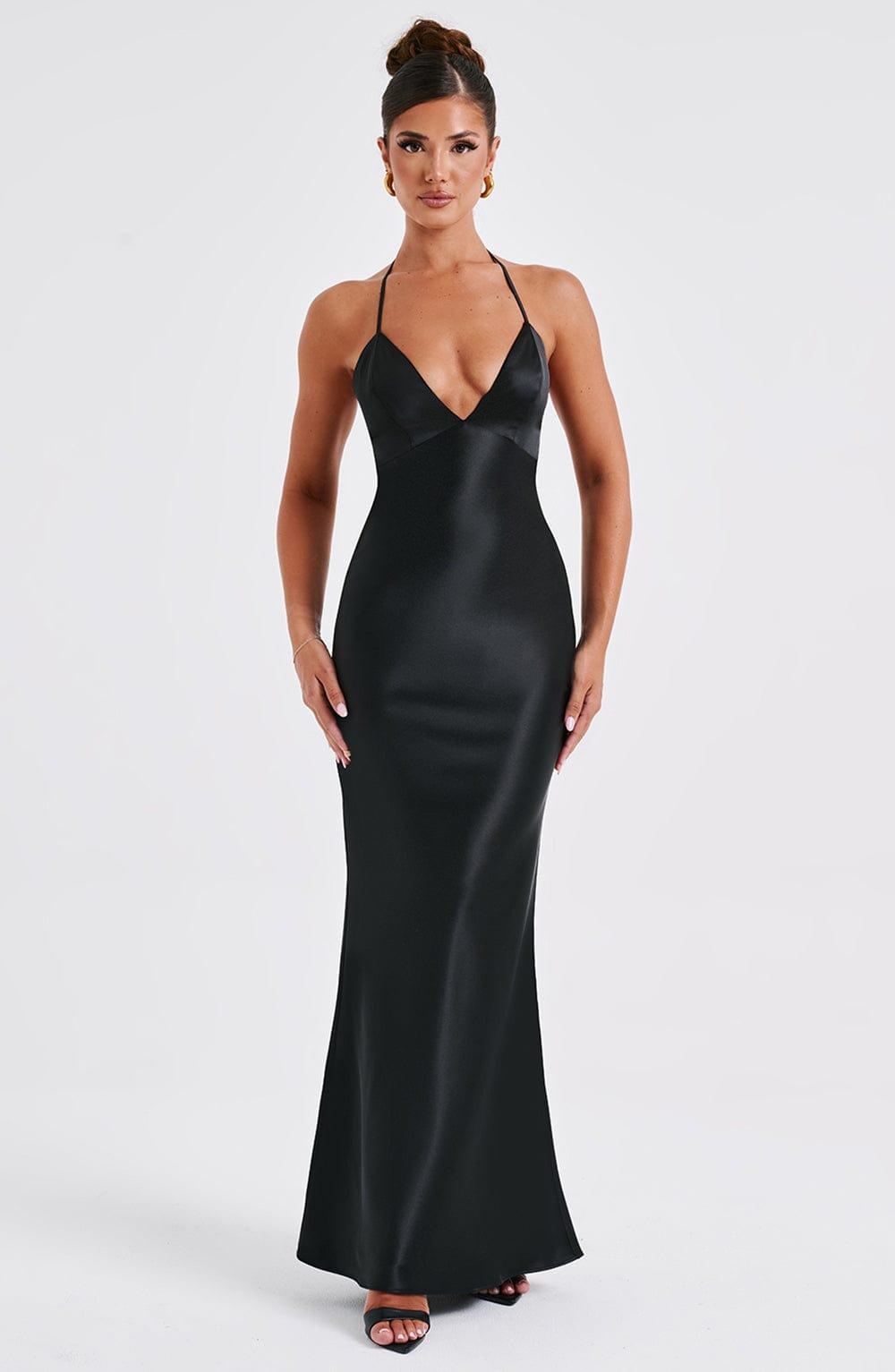 Delphine Maxi Dress - Black Product Image