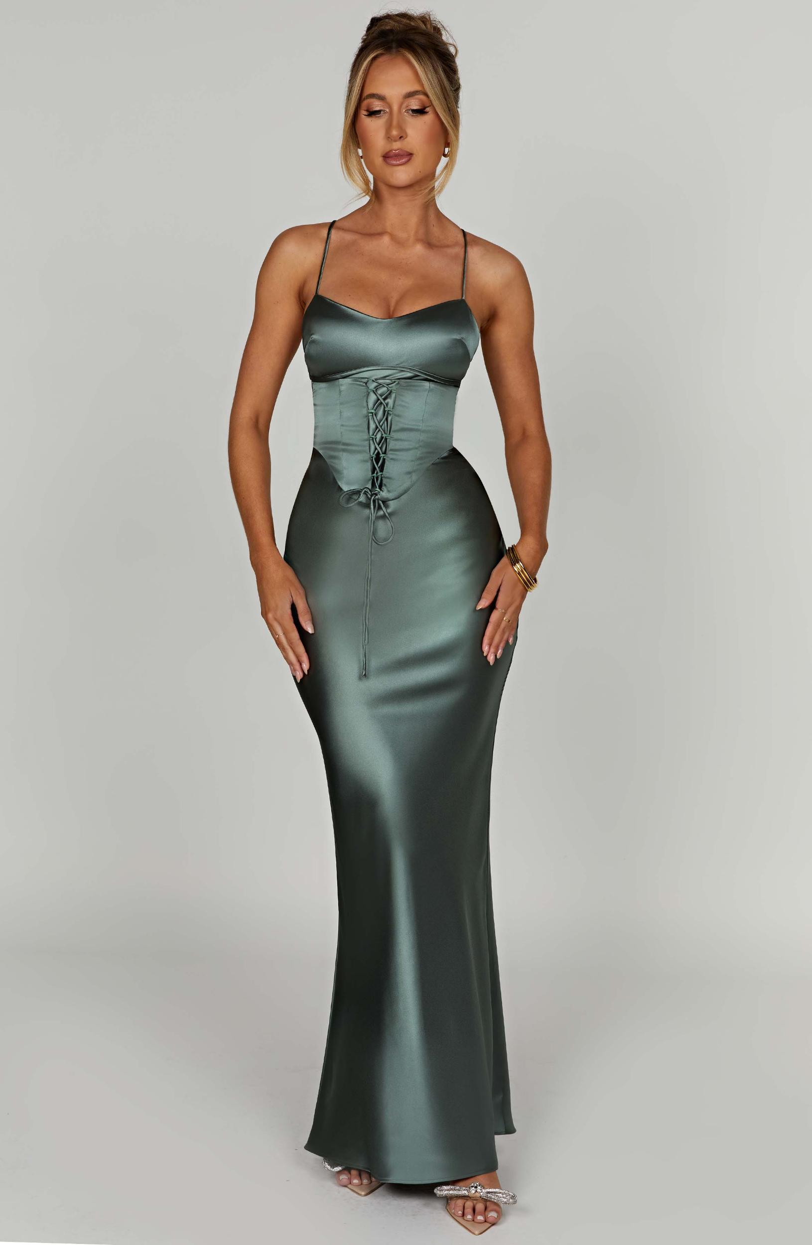 Lillia Maxi Dress - Sage Product Image