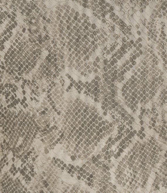 Good American Plus Size Mesh Boatneck Long Sleeve Bodysuit Product Image