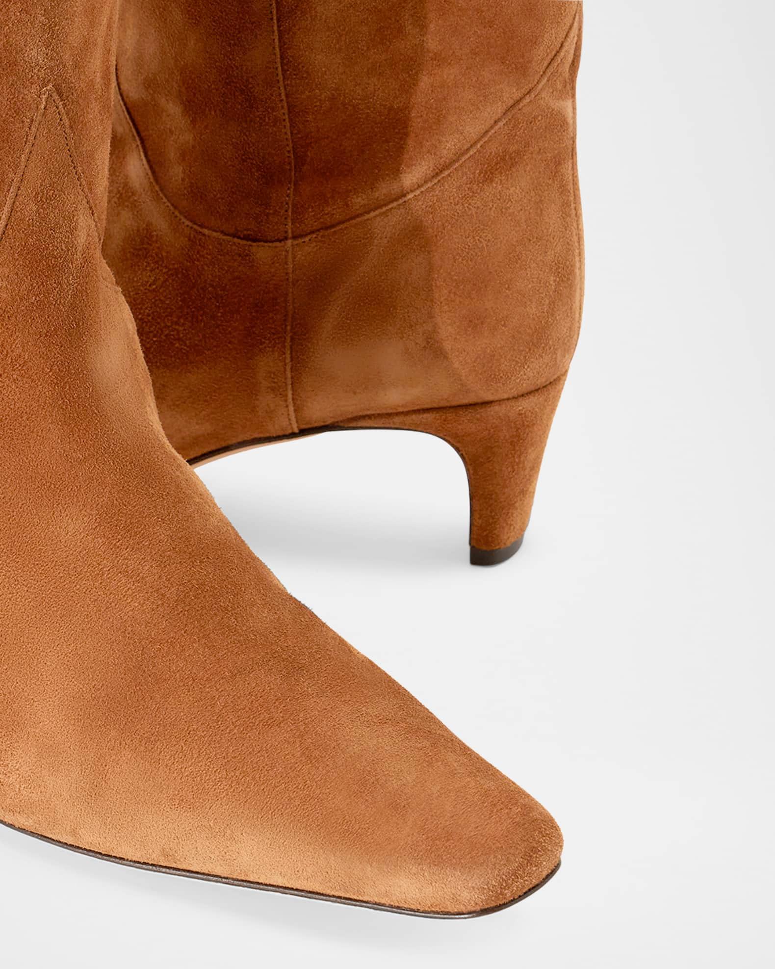 Western Wally Suede Knee-High Boots Product Image