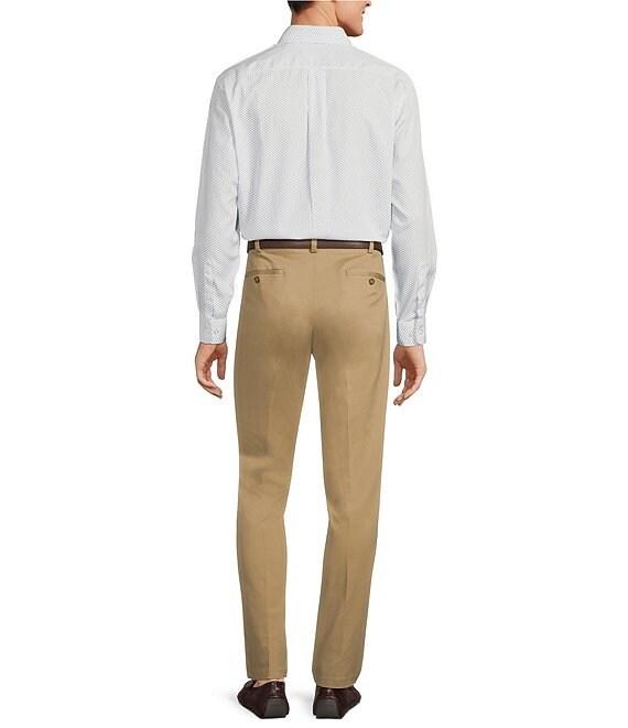 Gold Label Roundtree & Yorke Long Sleeve Geometric Print Sport Shirt Product Image