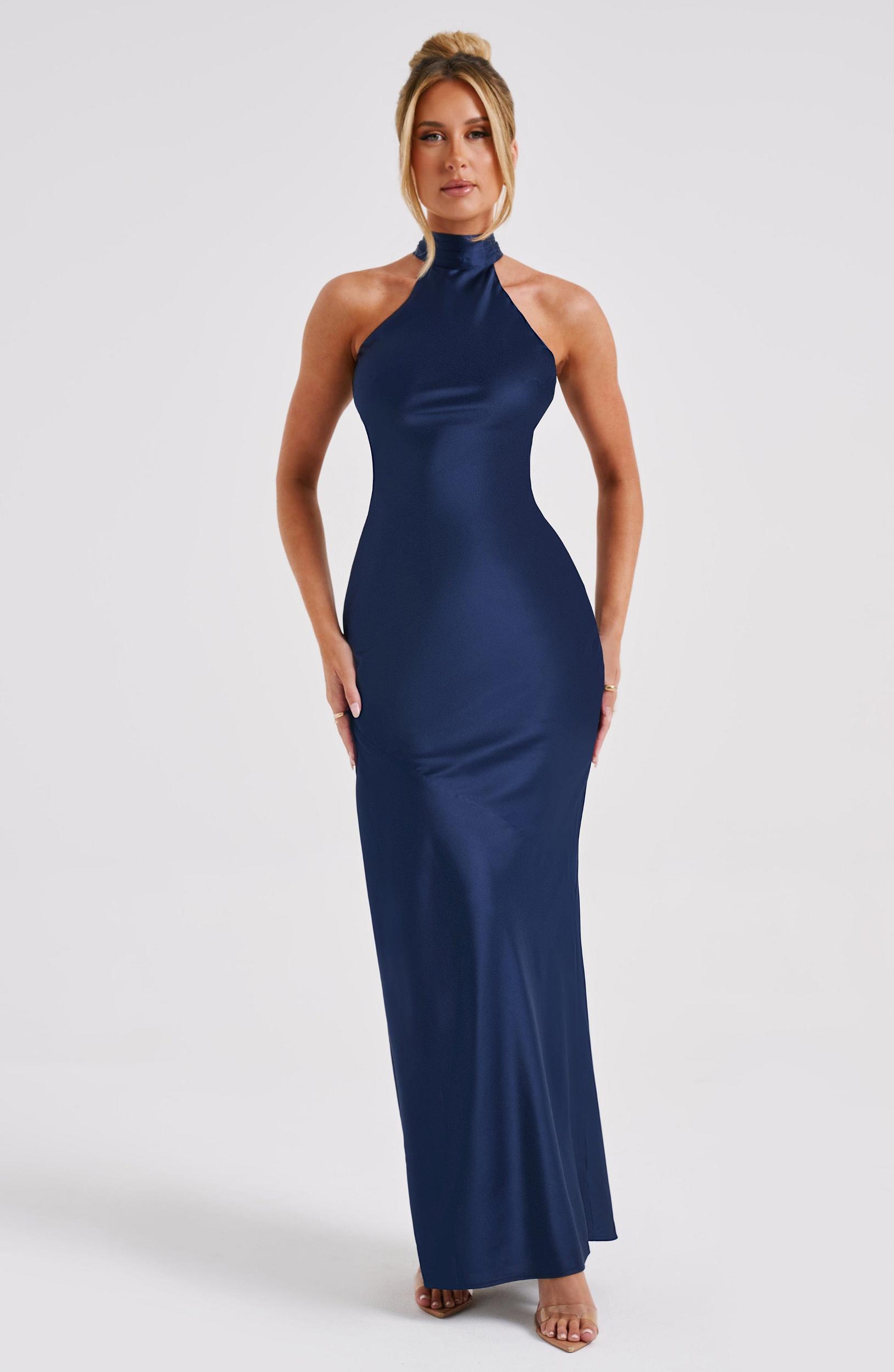 Etta Maxi Dress - Navy Product Image