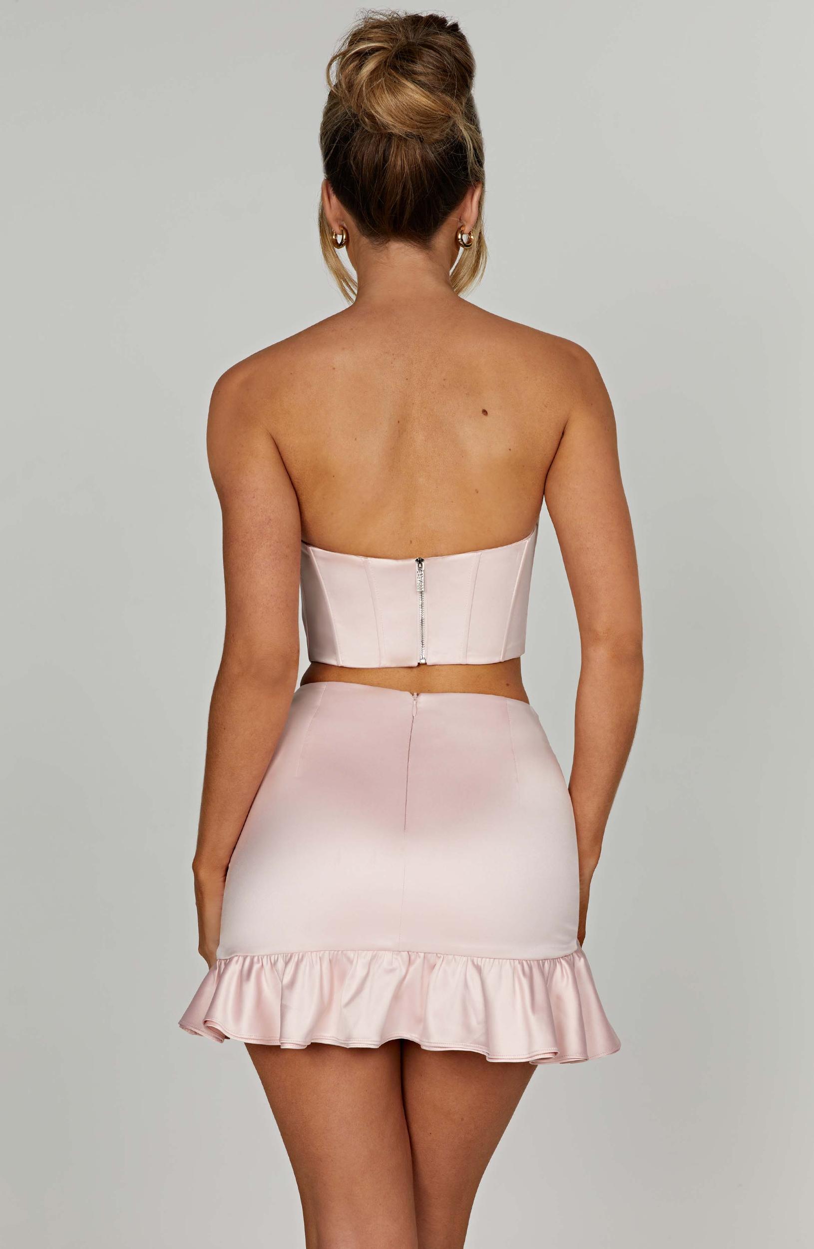 Maura Mini Skirt - Blush Product Image
