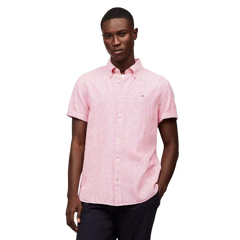Men's Tommy Hilfiger Short Sleeve Printed Shirt,  Product Image