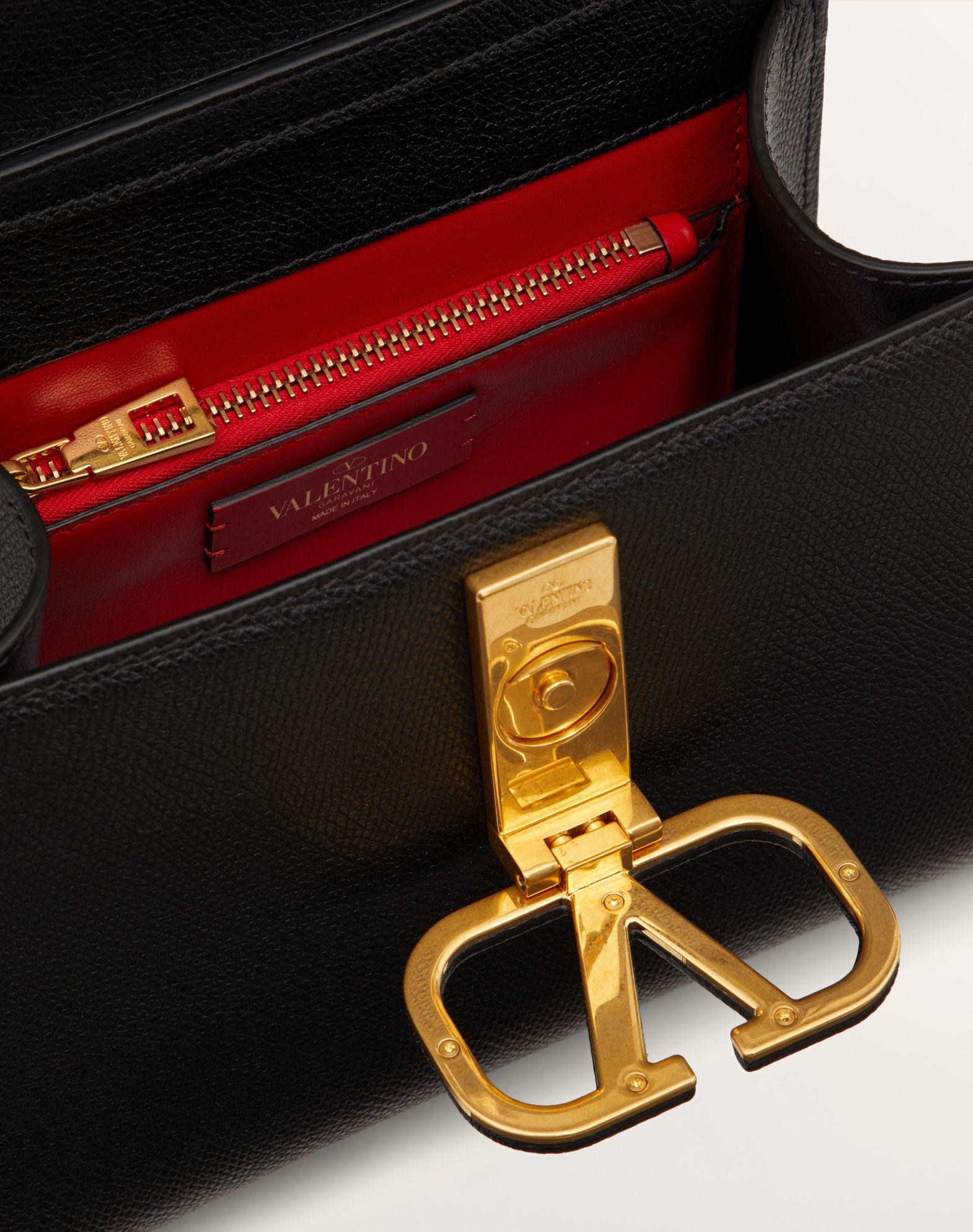 Small Vsling Grainy Calfskin Handbag Product Image