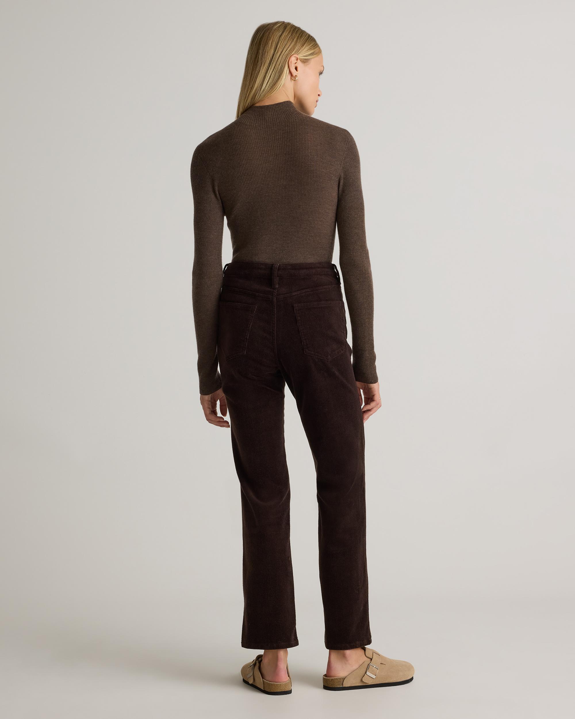 Quince | Women's Organic Stretch Corduroy Straight Leg Pants Organic Cotton Product Image
