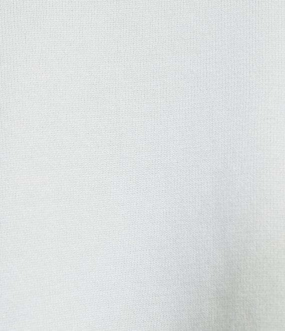 Investments 3/4 Sleeve Scallop Edge Open Front Cardigan Product Image