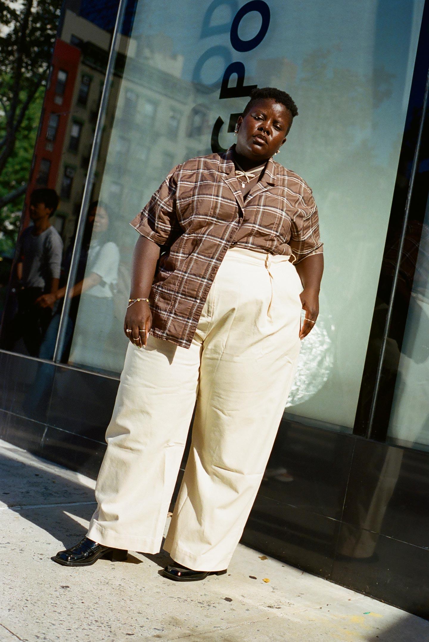 Gregory Top - Espresso Plaid Product Image