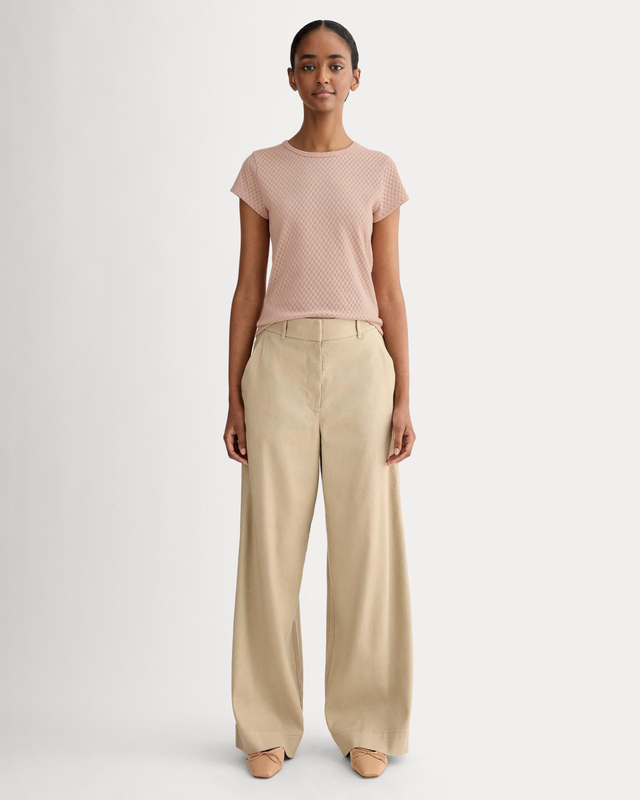 Womens Pointelle Short-Sleeve T-Shirt by Everlane Product Image