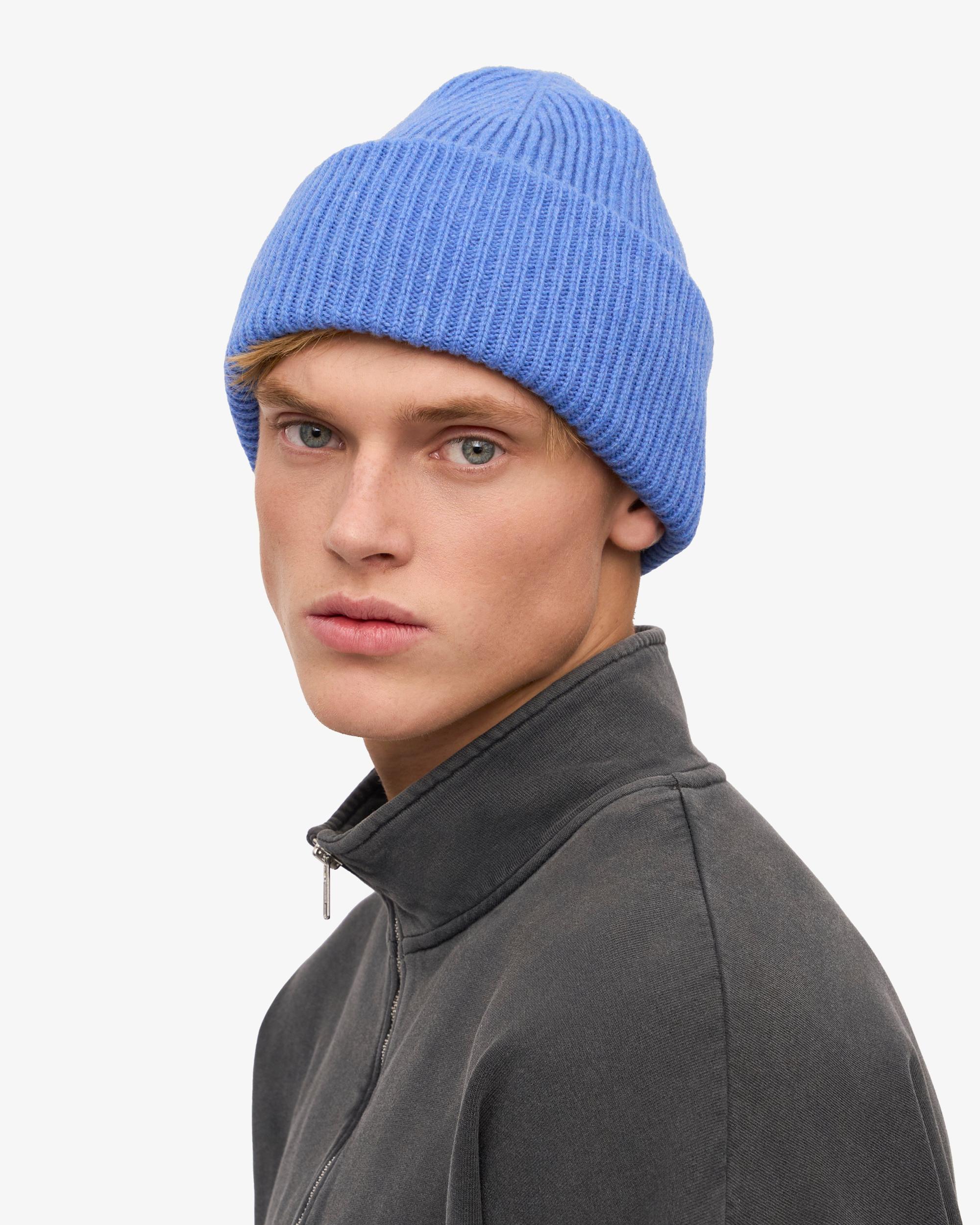 Merino Wool Hat - Pacific Blue Product Image