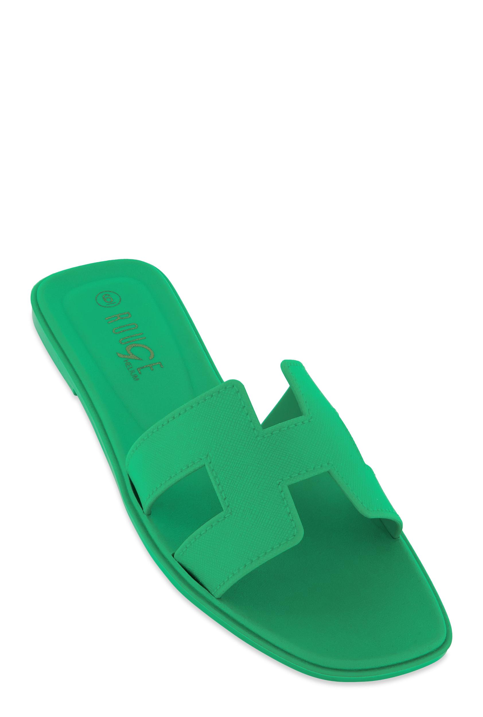 Womens Jelly H Band Slide Sandals Product Image