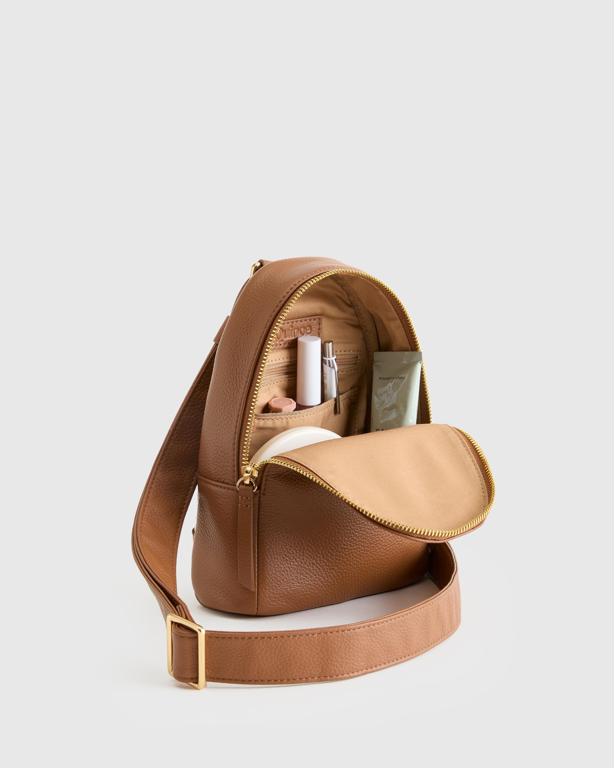 Quince | Women's Italian Leather Sling Pack Product Image
