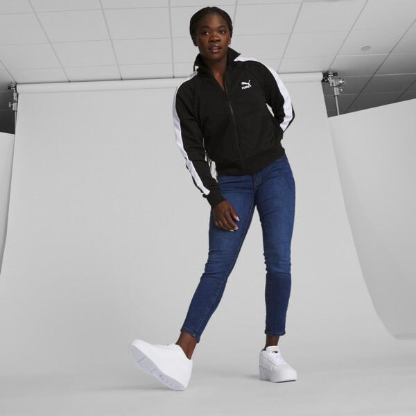 PUMA Cali Wedge Women's Sneakers in White Product Image