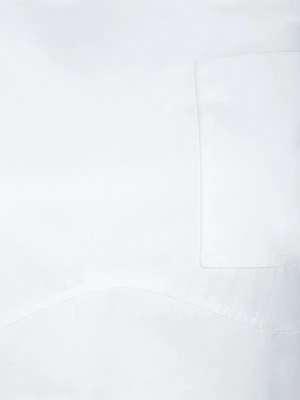 JACQUEMUS La Casaco Long Sleeve Cotton Shirtdress In White Product Image